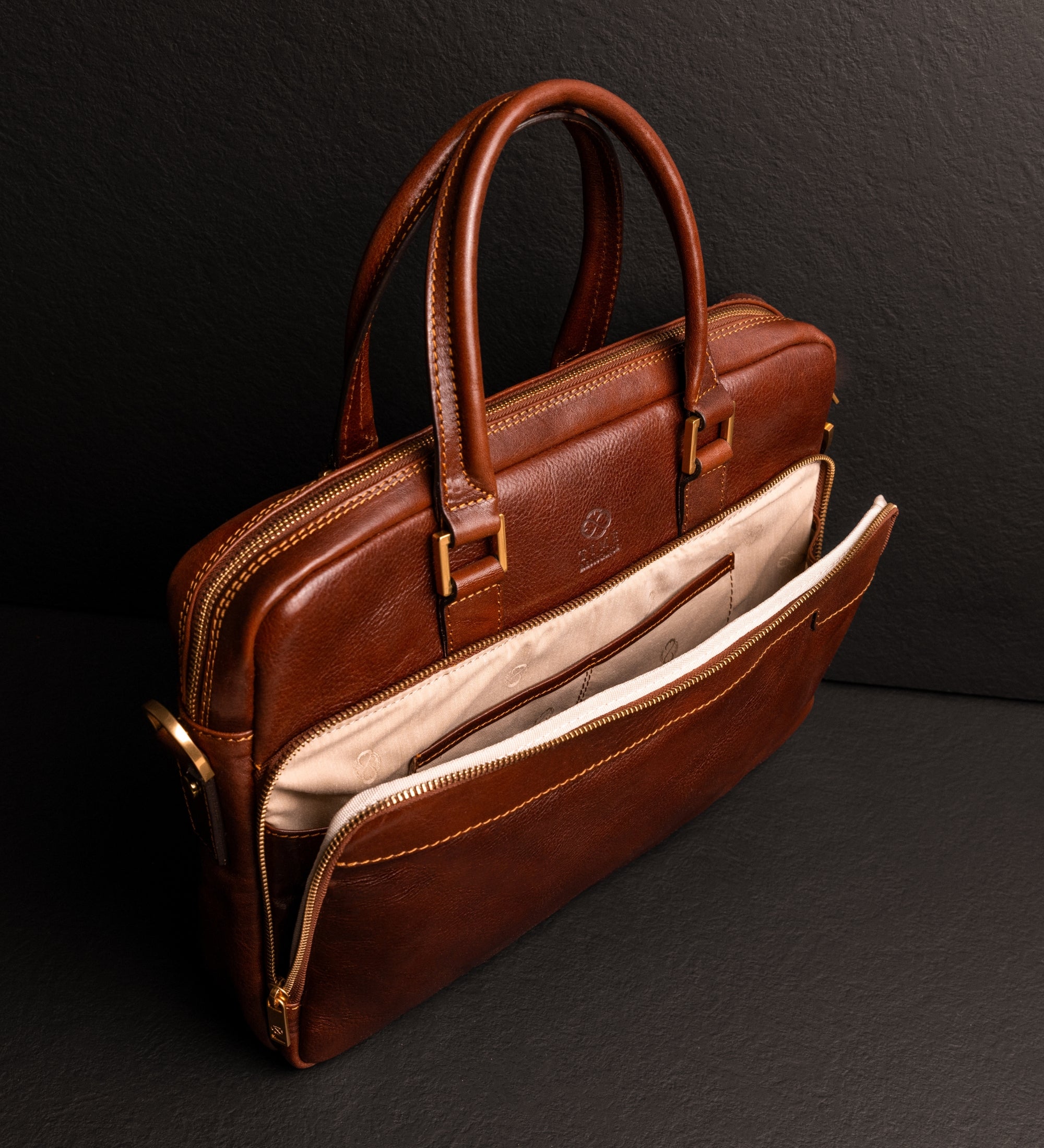 Bolso para portátil/maletín de cuero: Orlando