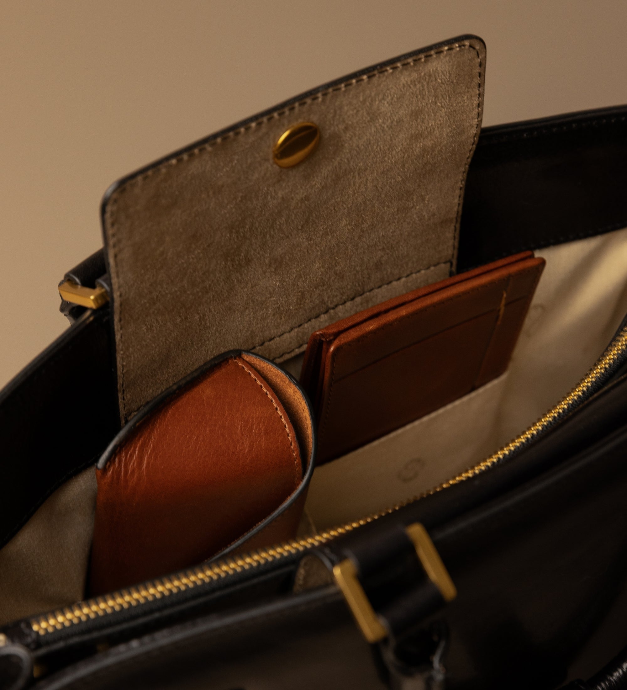 Bolso de mano de cuero para mujer: Shirley