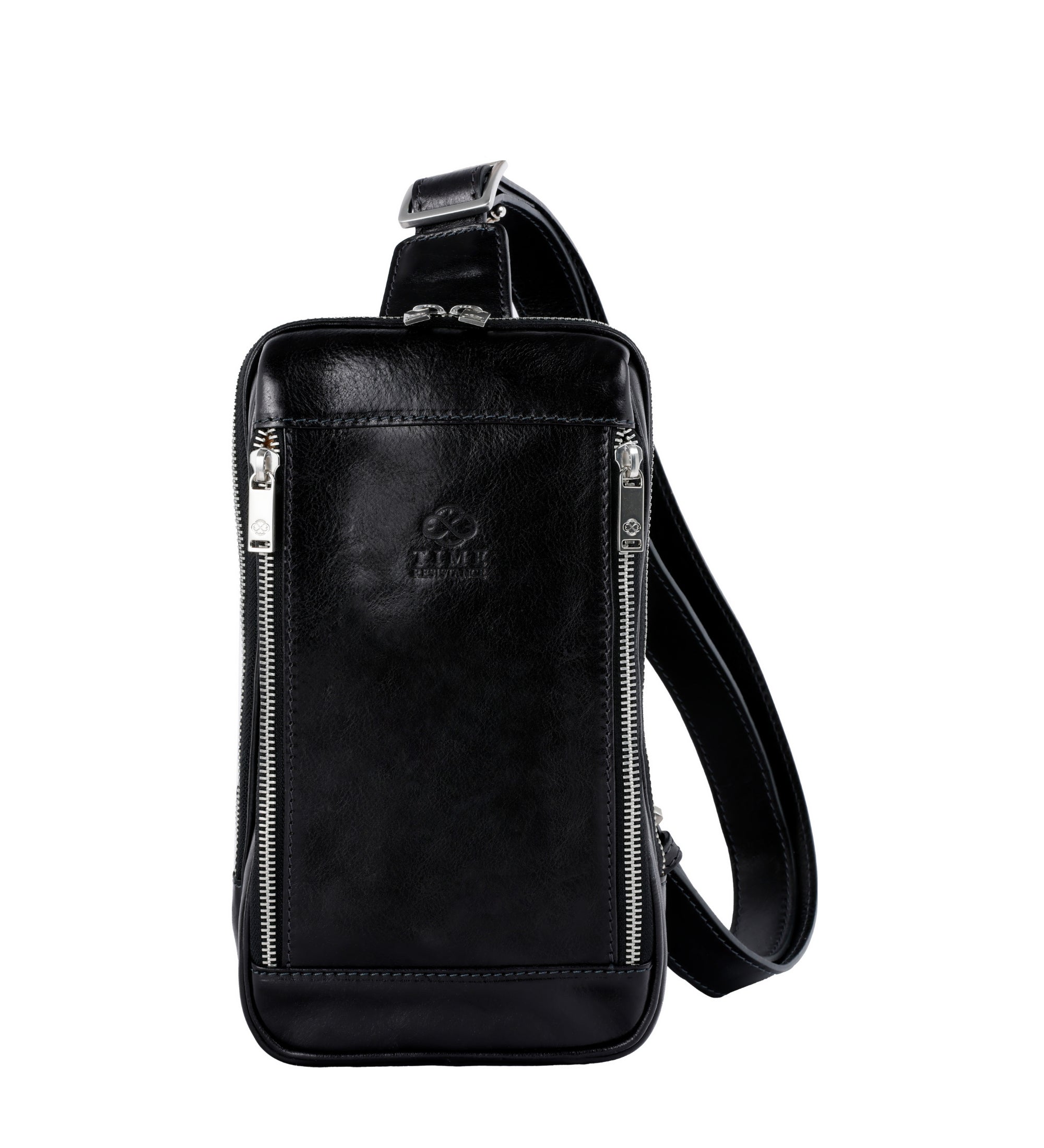 Riñonera cruzada/sling bag de cuero: Kim