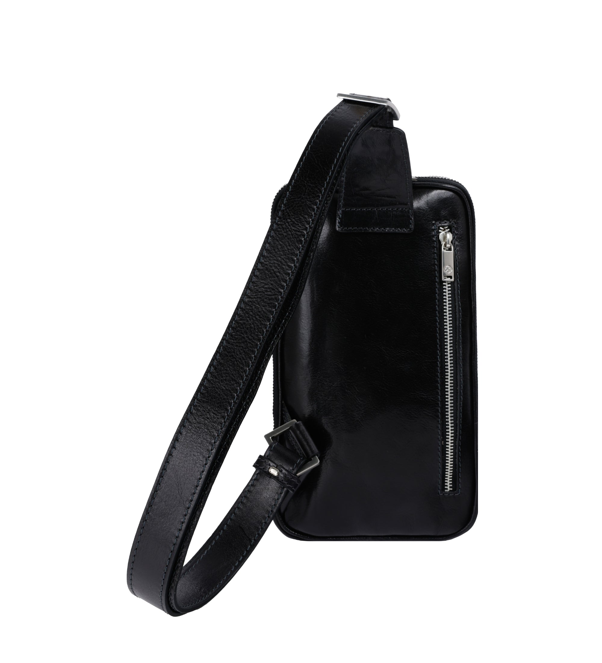 Riñonera cruzada/sling bag de cuero: Kim