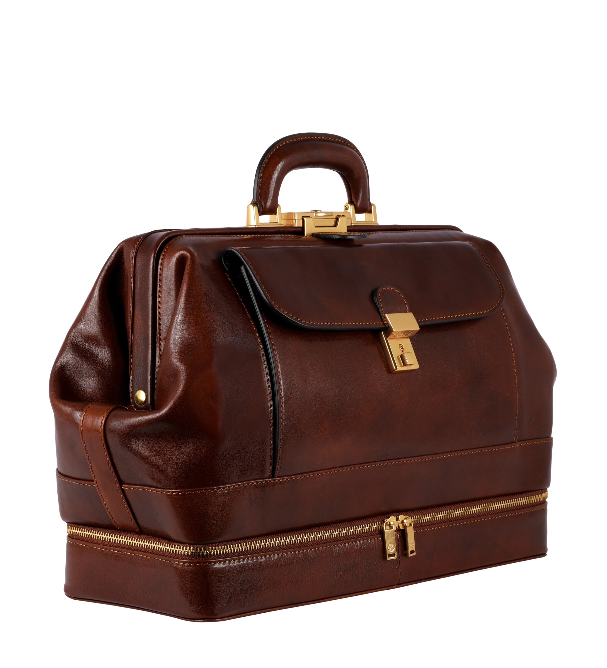 Bolso de médico de cuero italiano grande: The Master and Margarita