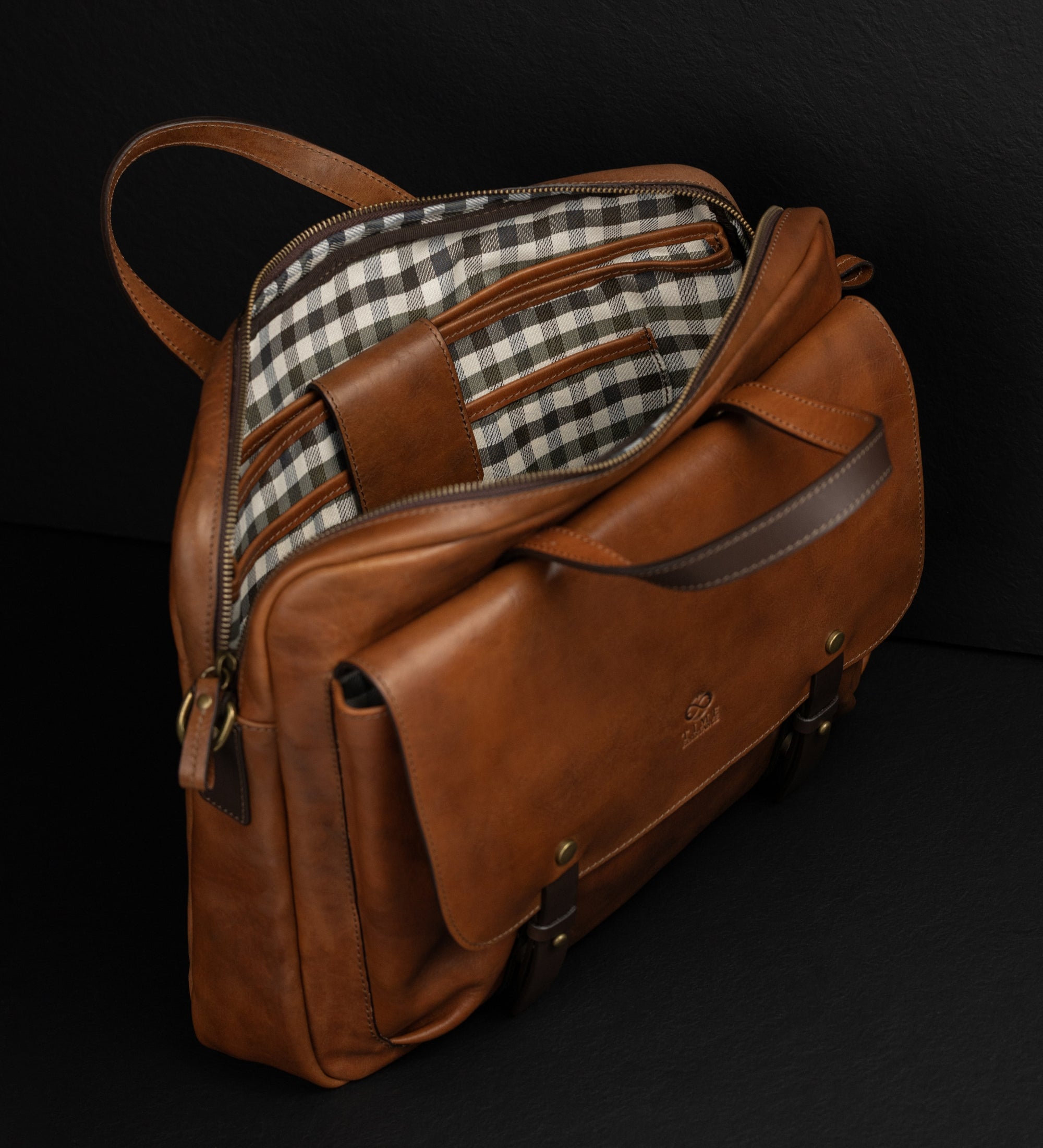 Bolso para portátil/maletín de cuero: Lanark