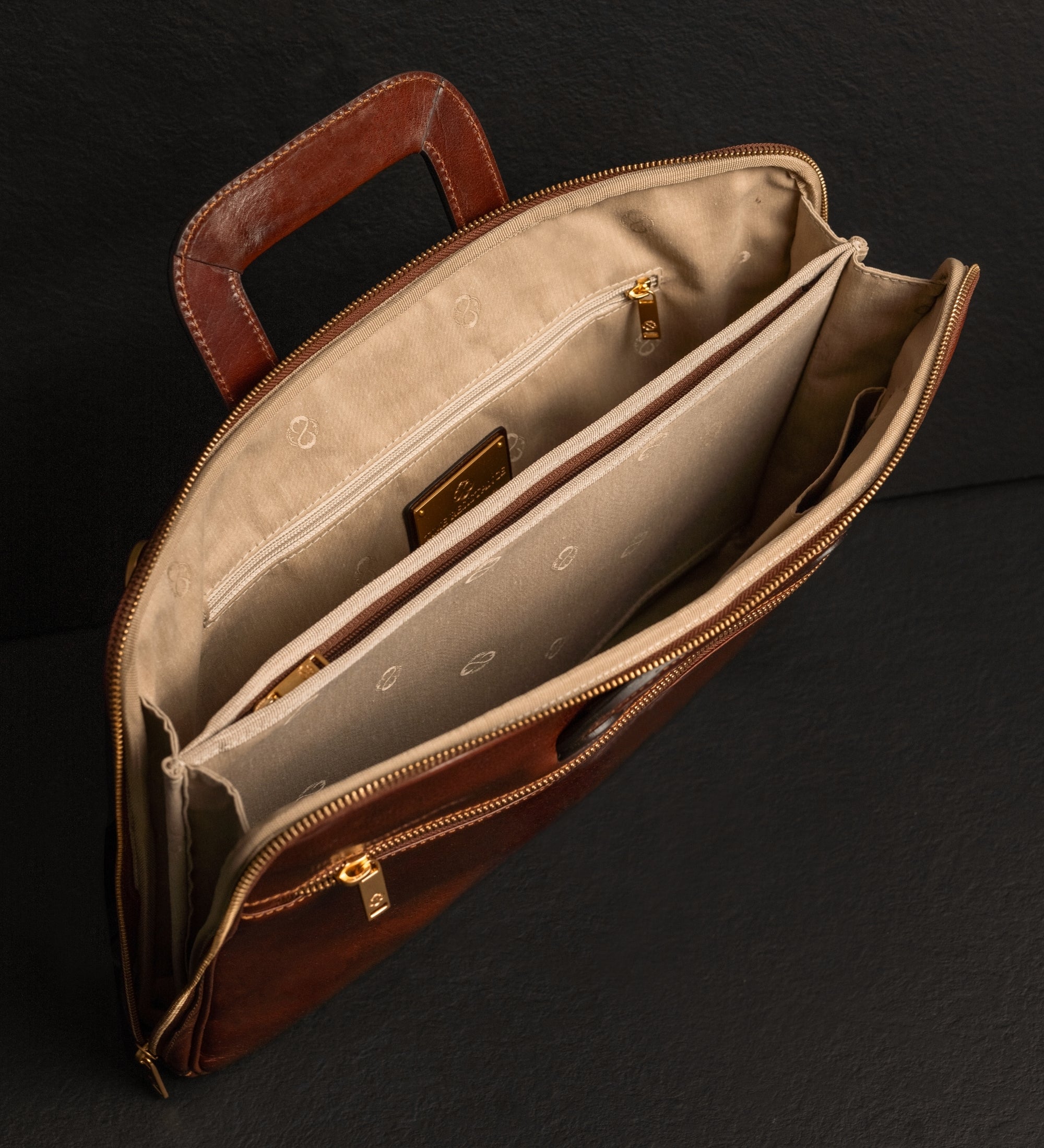 Bolso para portátil/maletín de cuero: Brave New World
