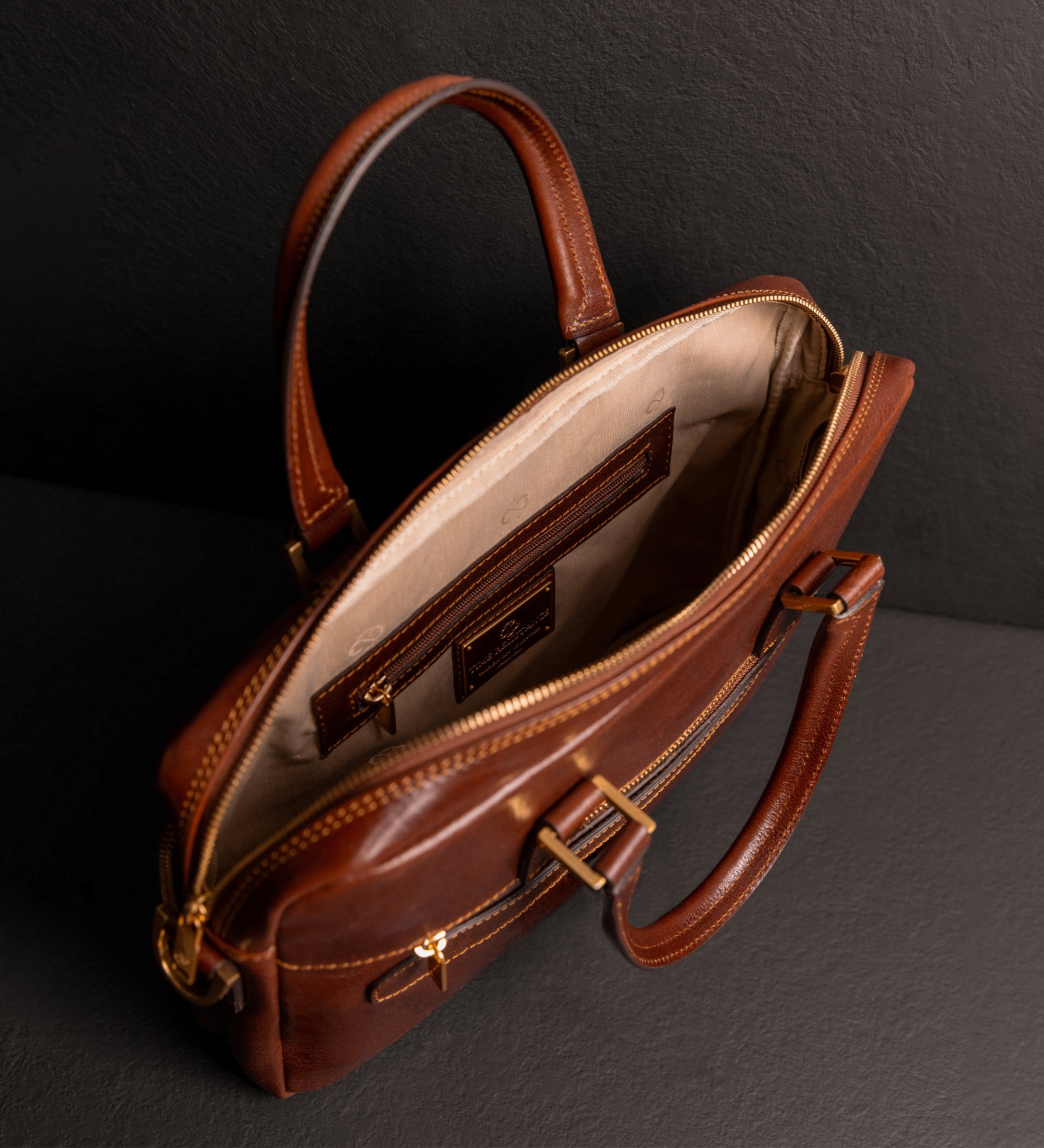 Bolso para portátil/maletín de cuero: Orlando