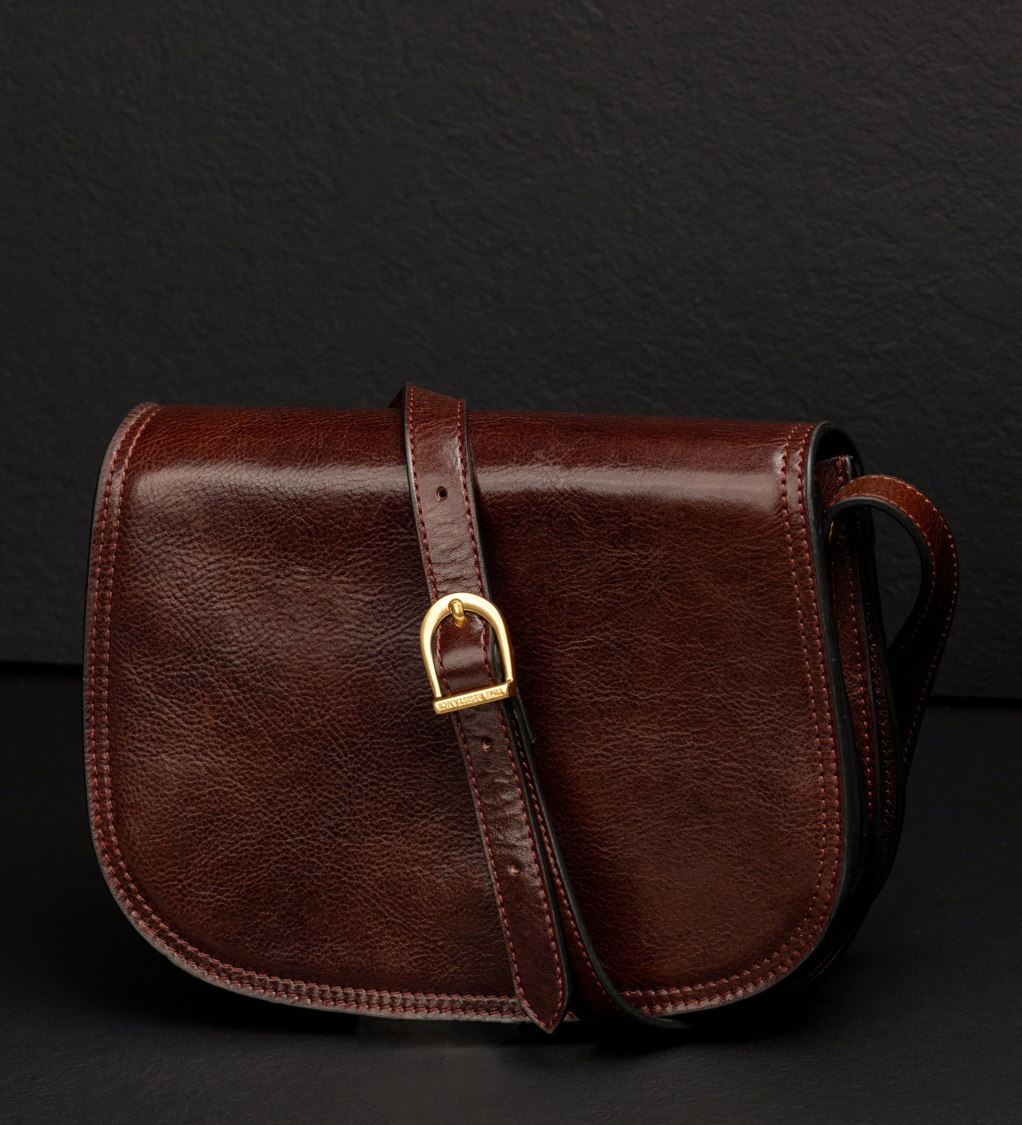 Bolso bandolera saddle de cuero para mujer: Moonfleet
