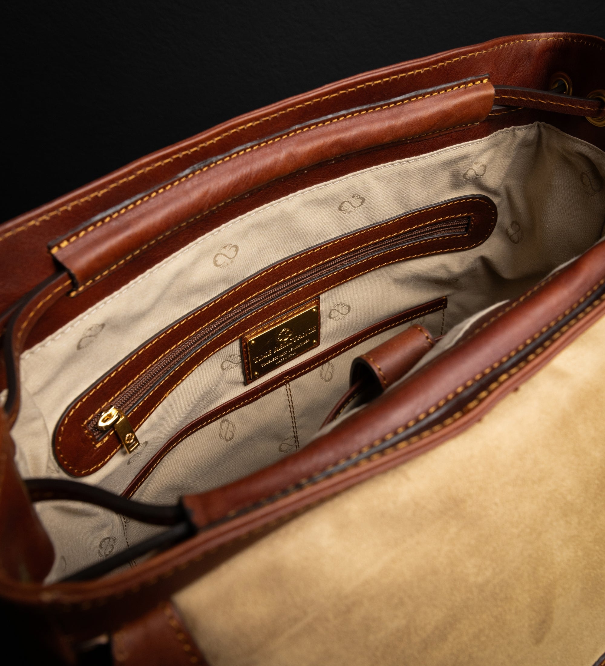 Mochila de cuero: The Good Earth