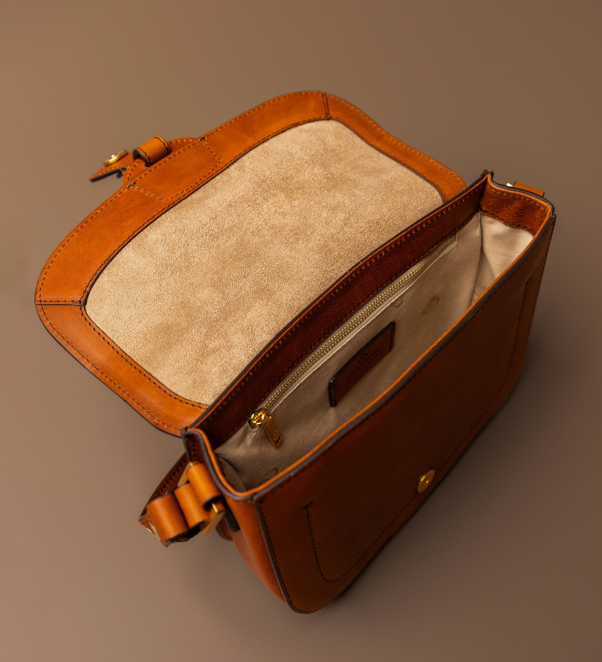 Bolso saddle de cuero para mujer: Romola