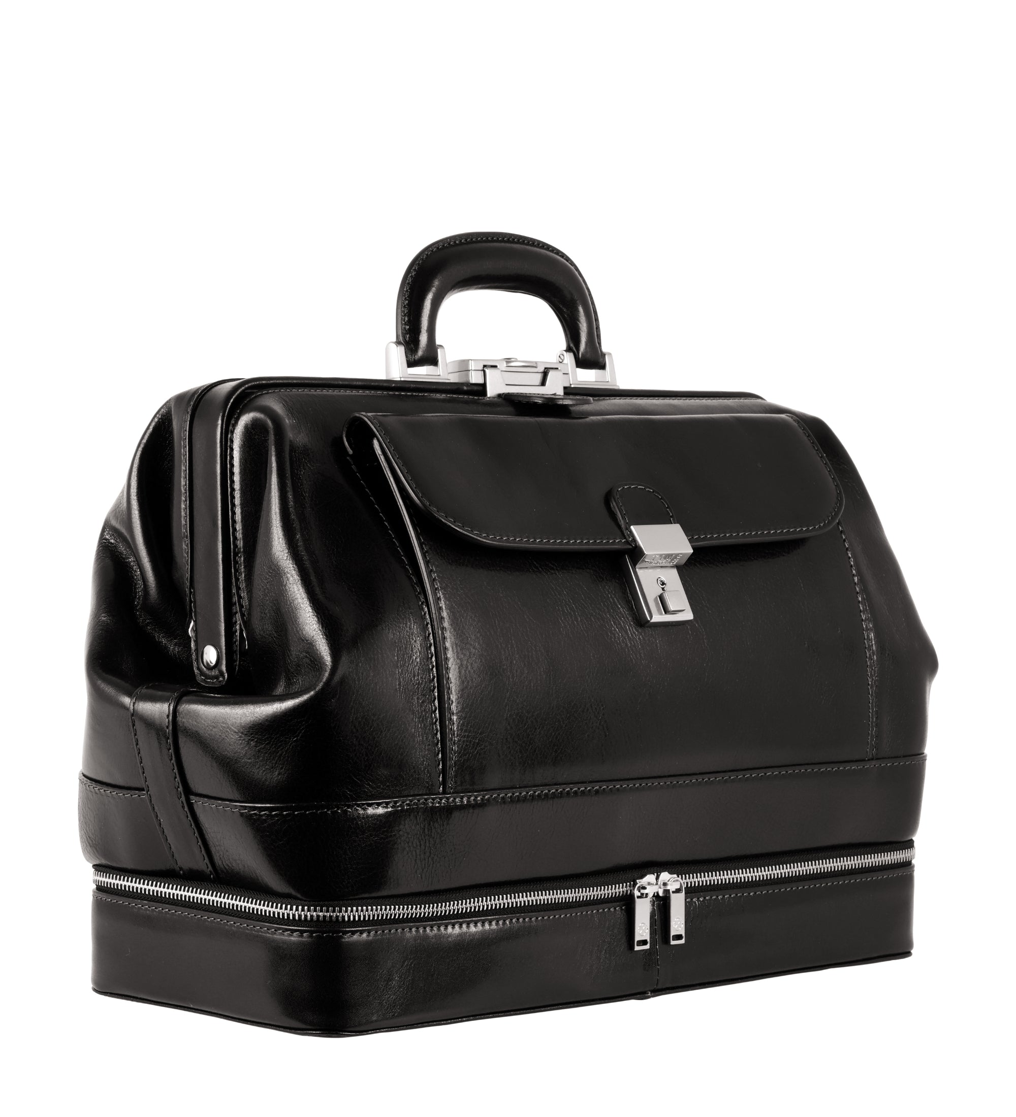 Bolso de médico de cuero italiano grande: The Master and Margarita
