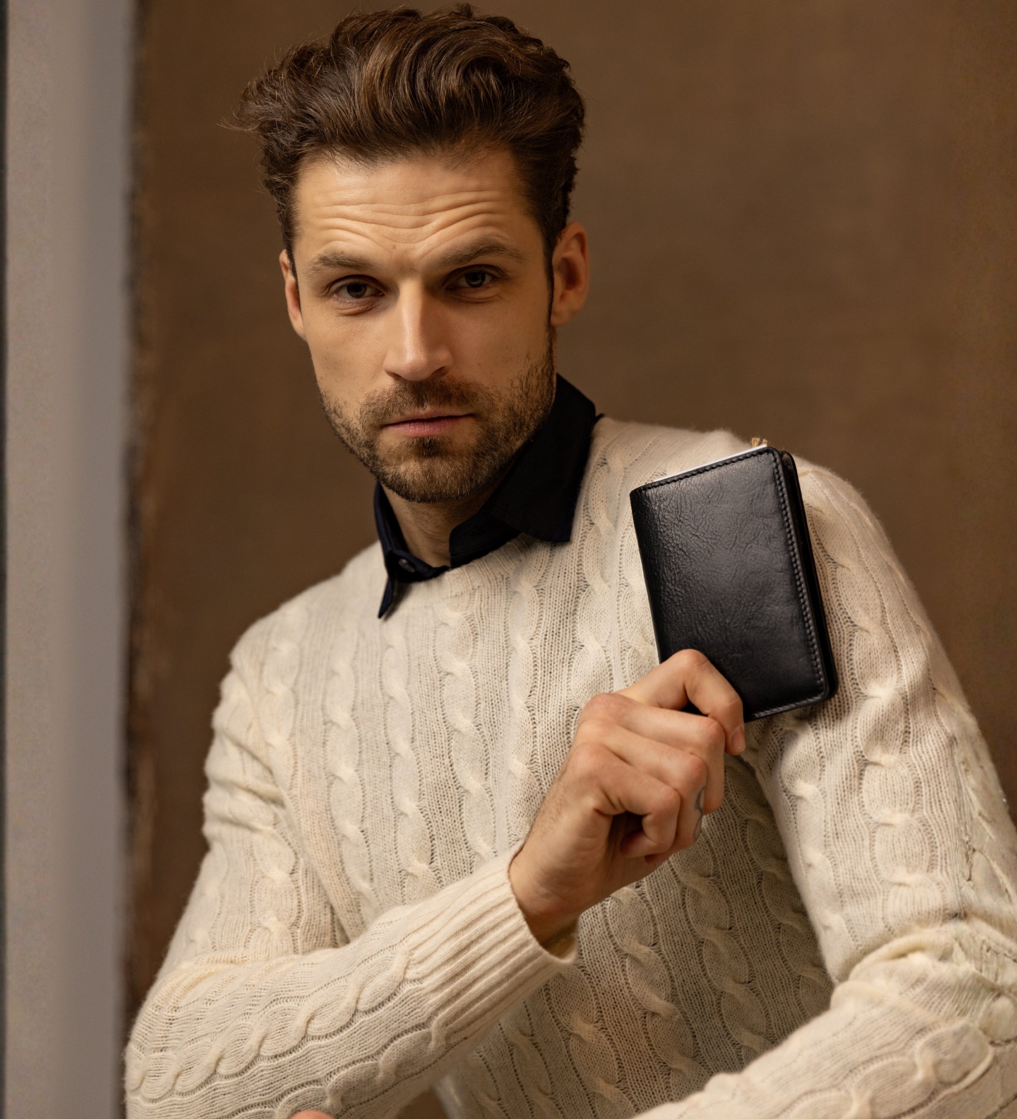 Portapasaporte de cuero pequeño: Gulliver's Travels