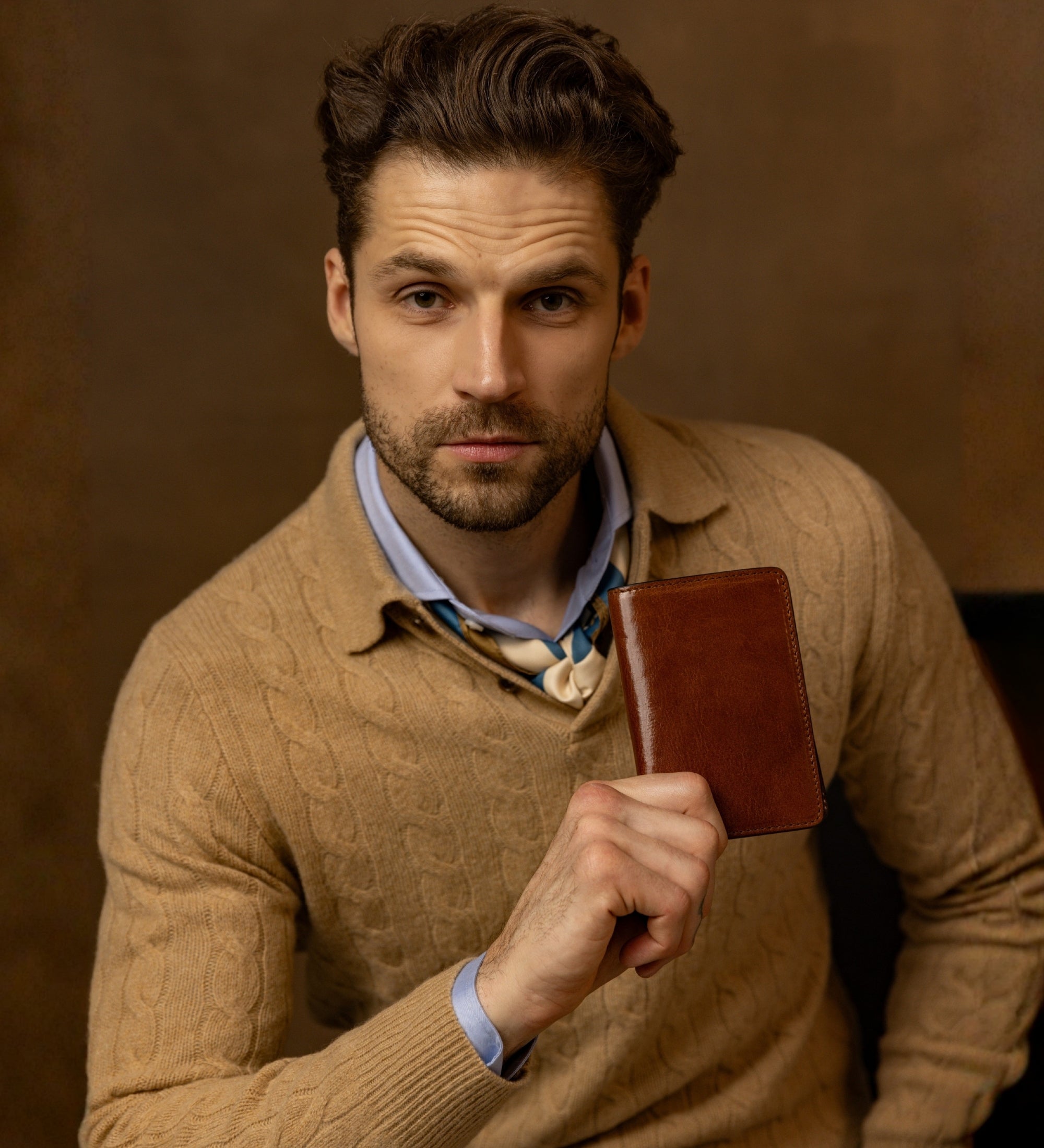 Portapasaporte de cuero pequeño: Gulliver's Travels