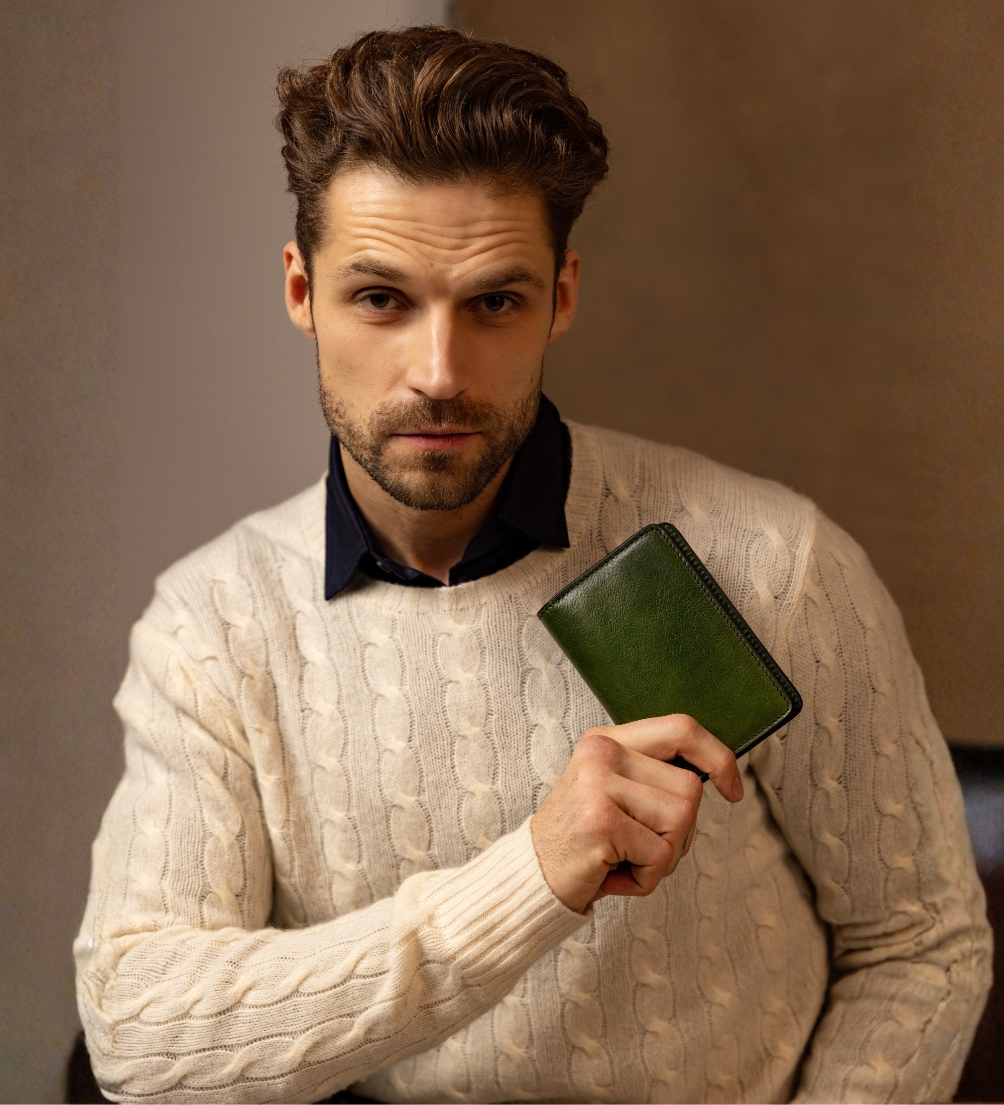 Portapasaporte de cuero pequeño: Gulliver's Travels