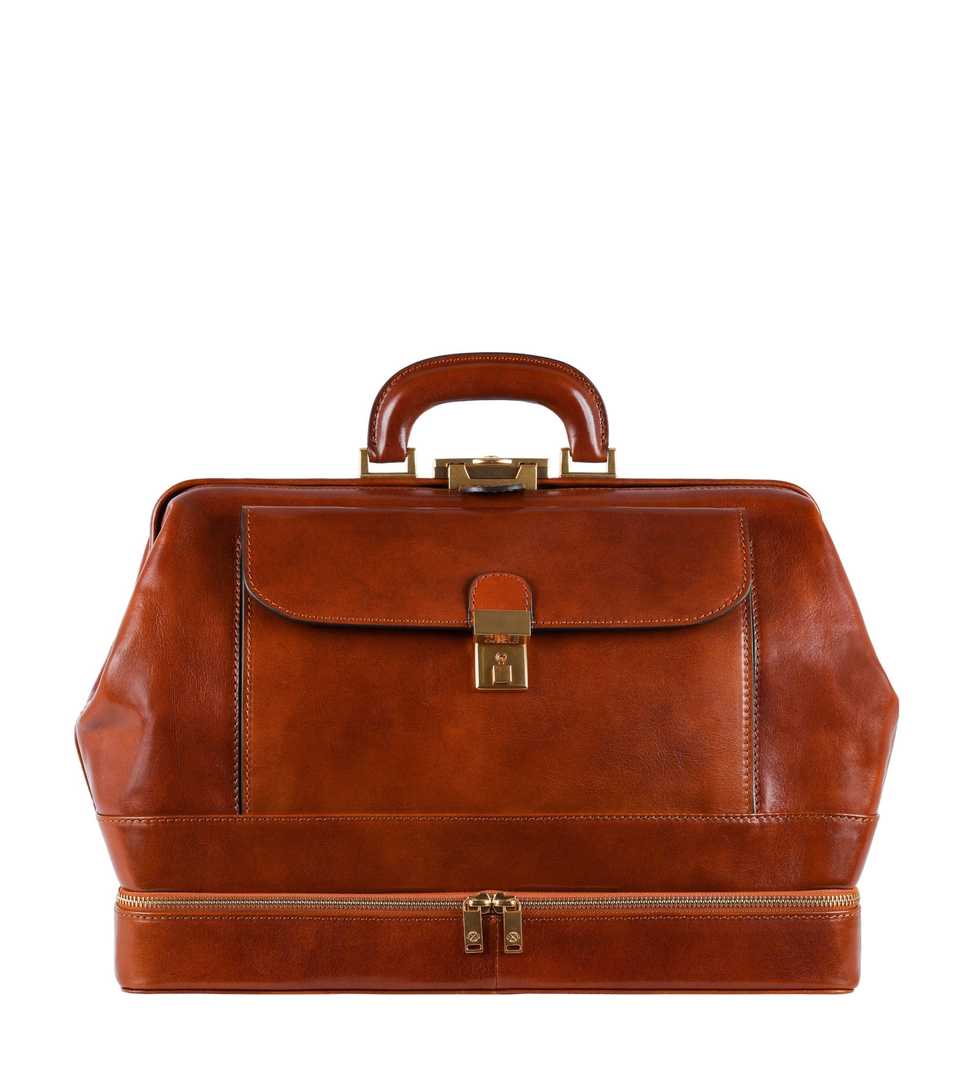 Bolso de médico de cuero italiano grande: The Master and Margarita