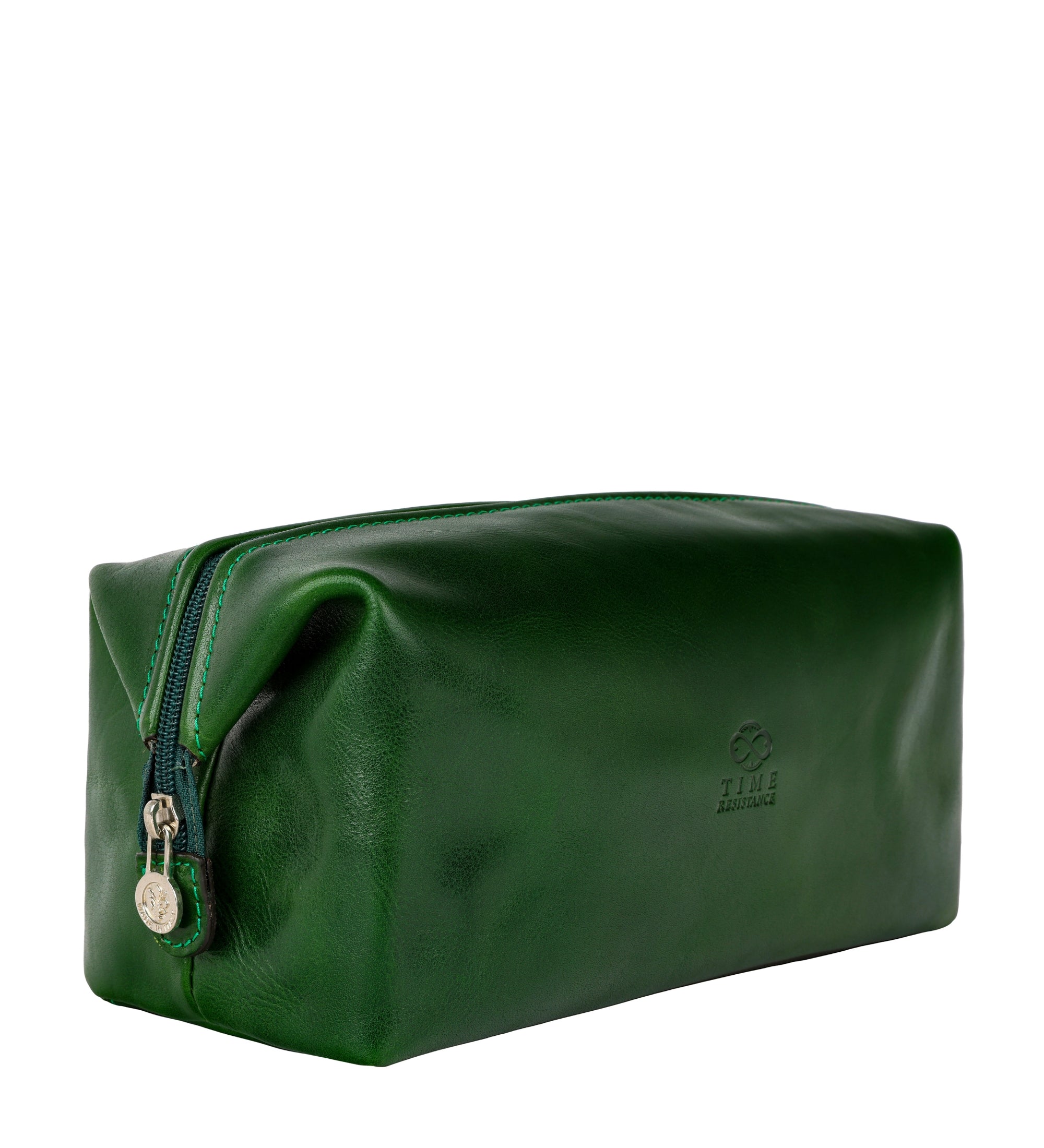 Neceser de tocador pequeño de cuero para mujer: Four Past Midnight