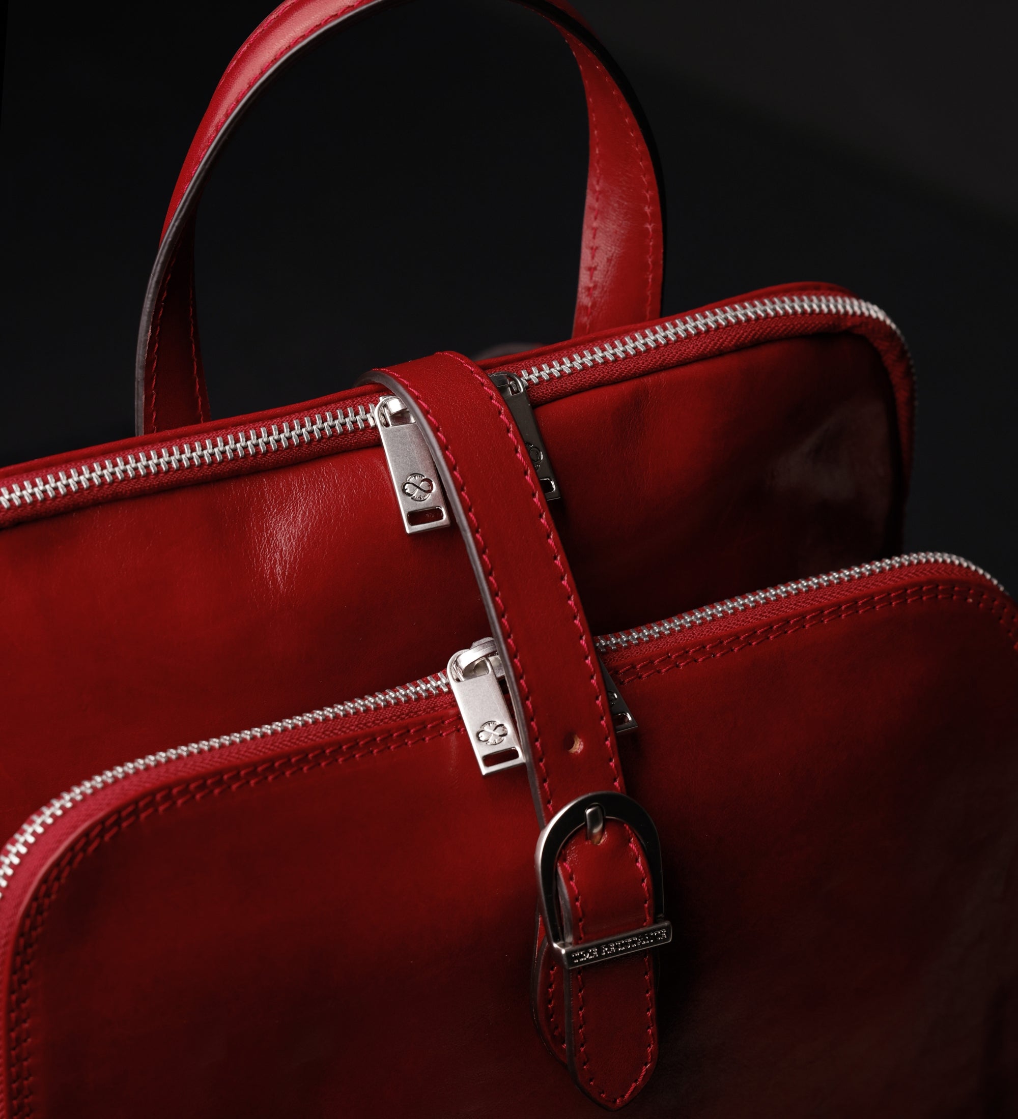 Bolso de hombro/mochila de cuero convertible para mujer: Clarissa