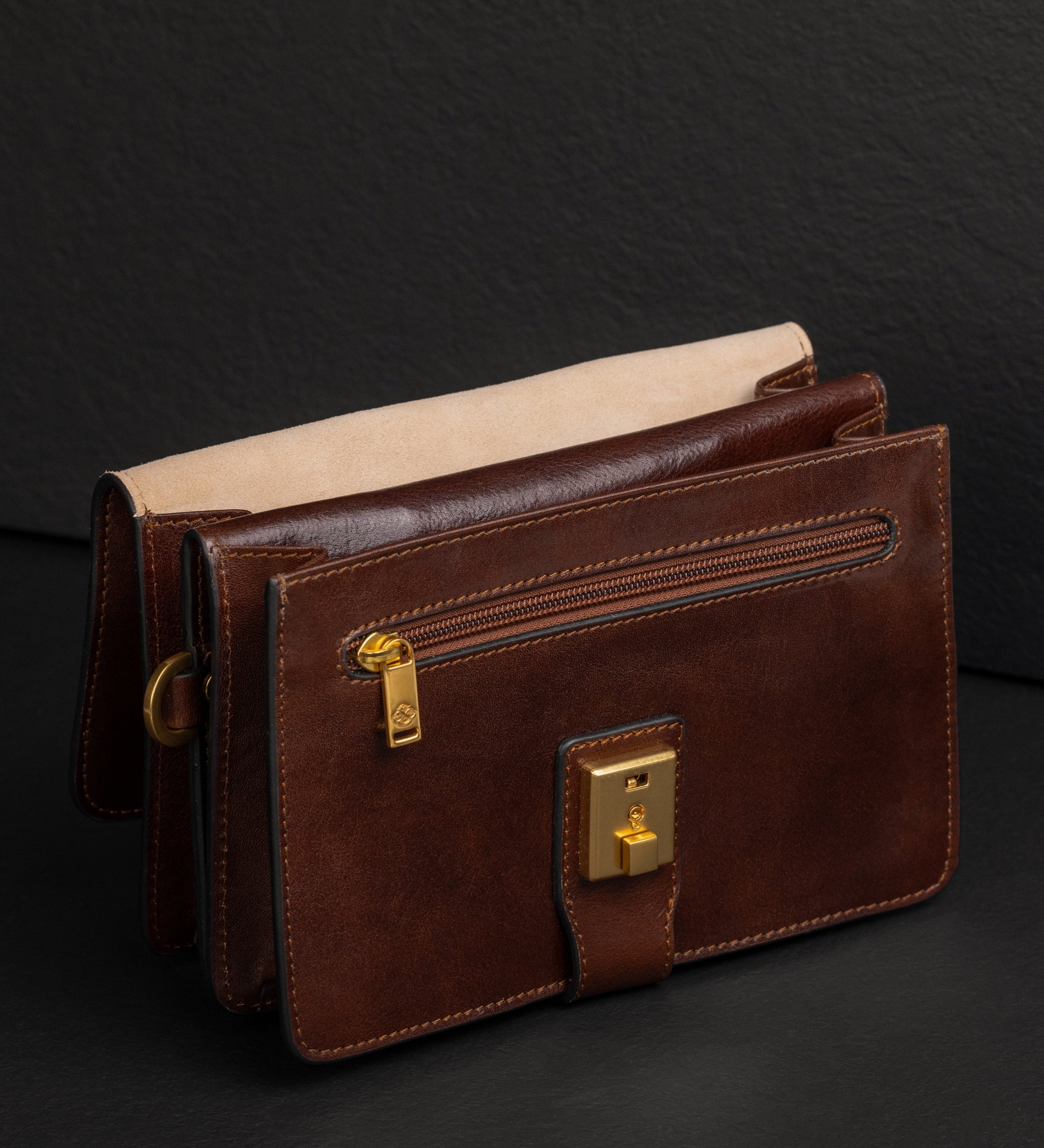 Bolso/cartera de mano de cuero: The Maltese Falcon