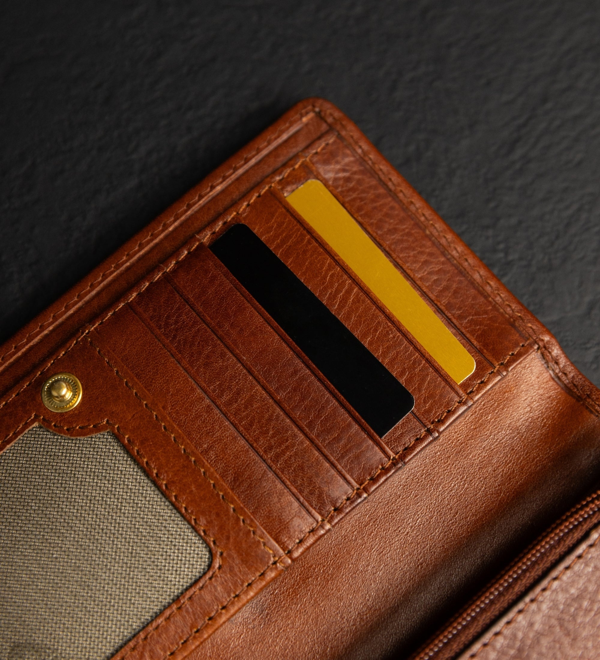 Cartera Continental de Cuero para Mujer - Charade