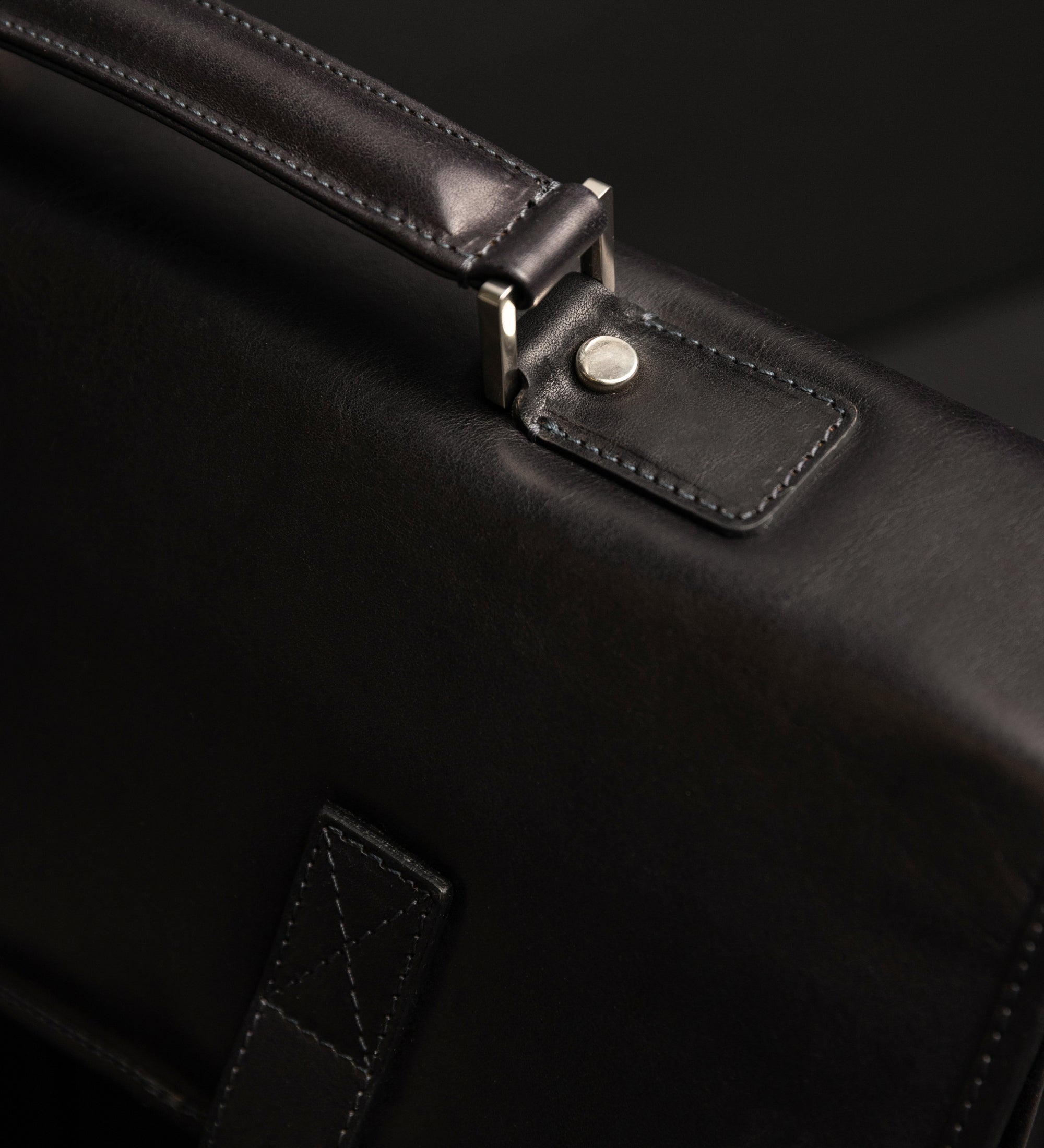 Bolso tipo satchel, maletín de cuero: The Time Machine