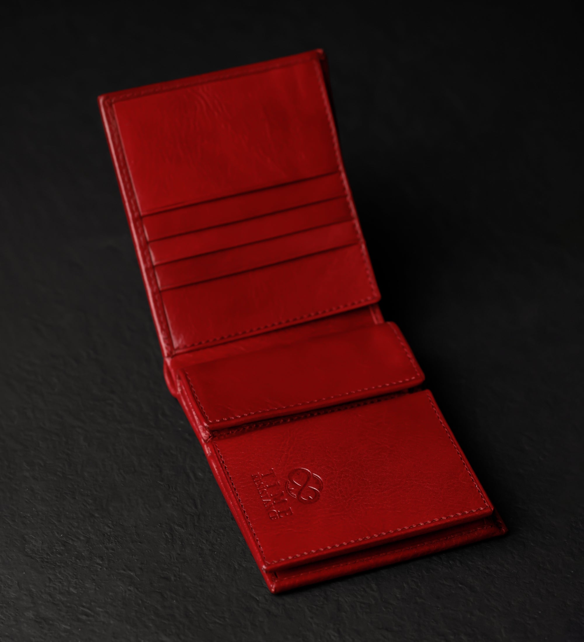 Cartera de cuero de doble compartimento: Daniel