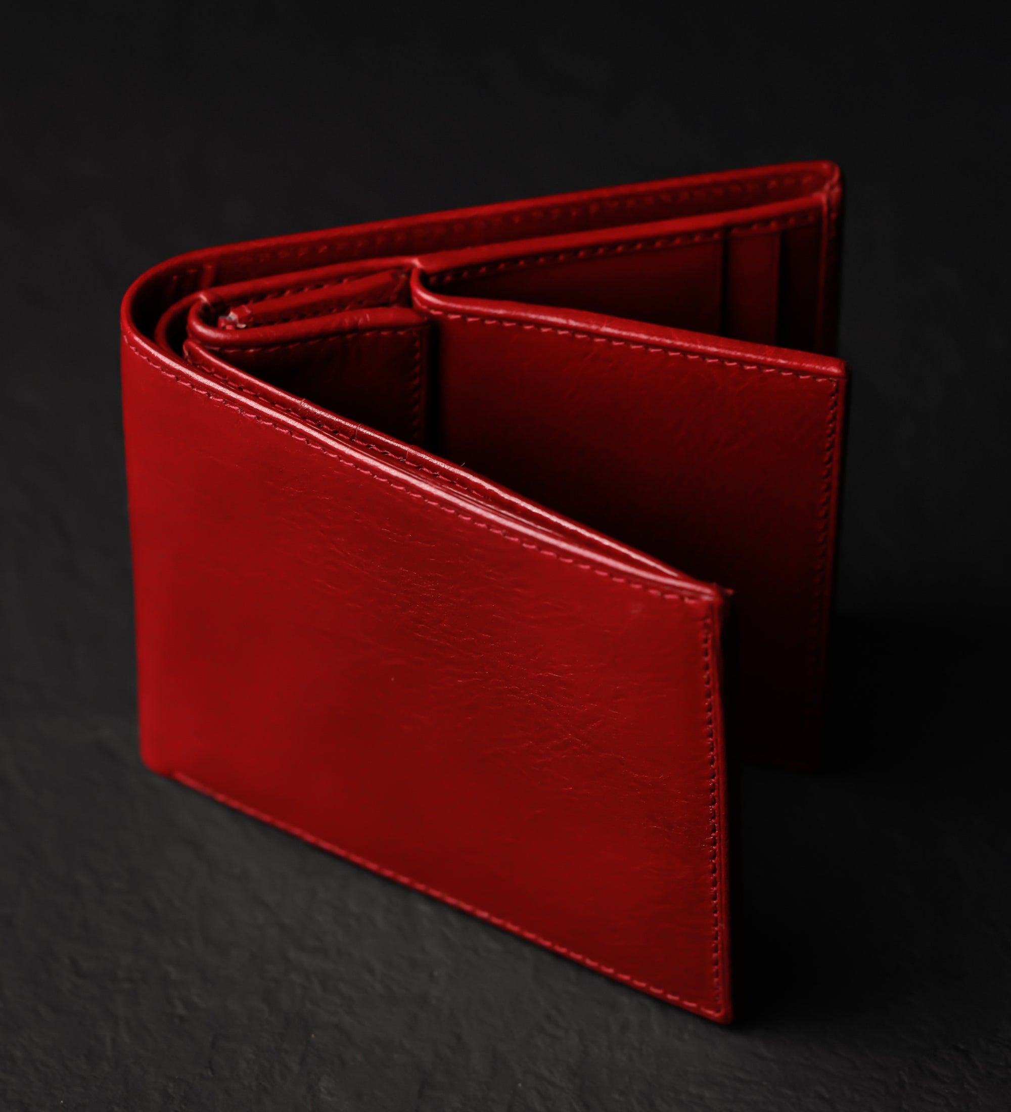 Cartera de cuero de doble compartimento: Daniel