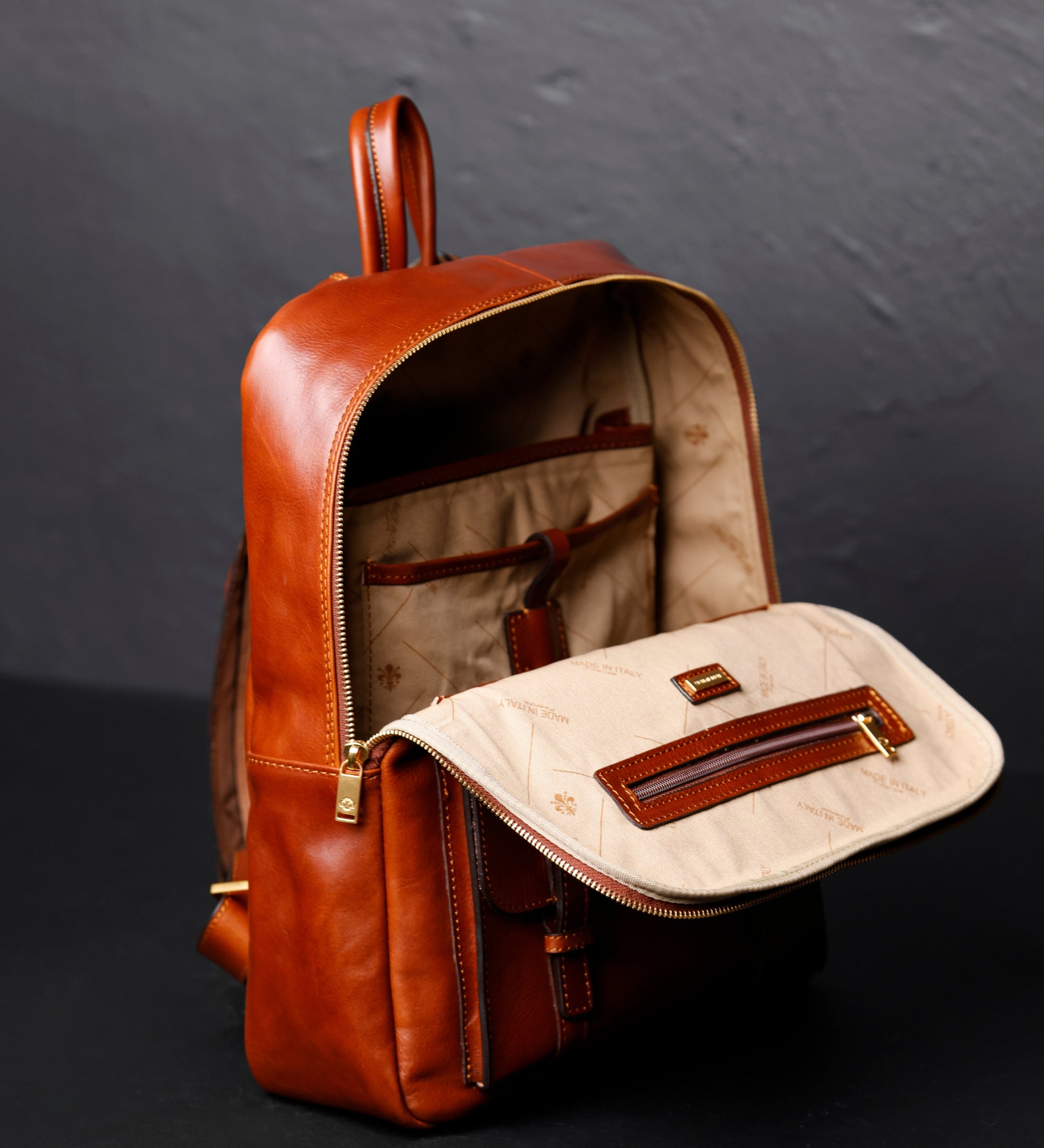 Mochila de cuero grande para hombre: The Divine Comedy