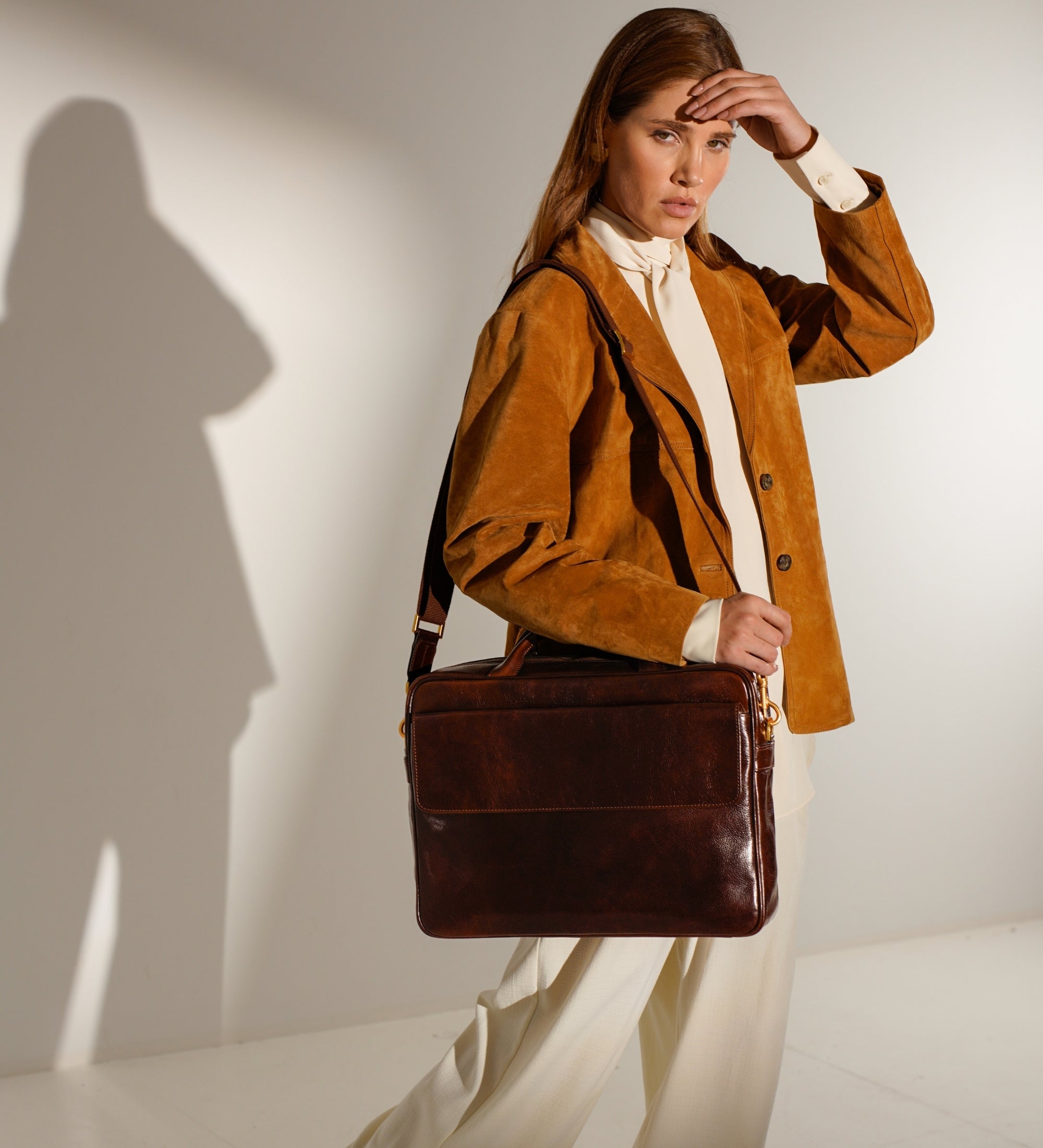Bolso para portátil/maletín de cuero para mujer: The Sheltering Sky