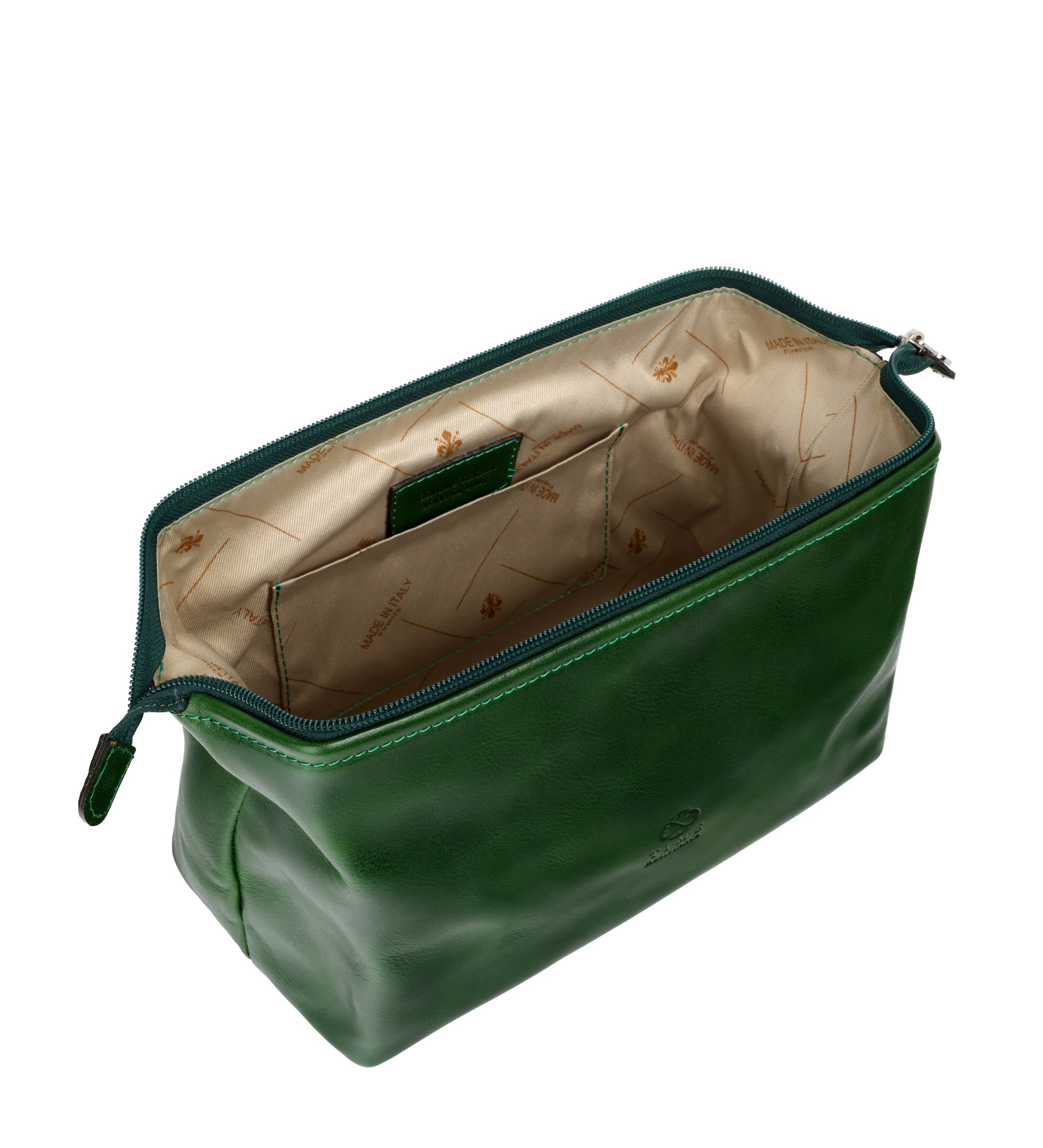 Neceser de tocador pequeño de cuero para mujer: Four Past Midnight