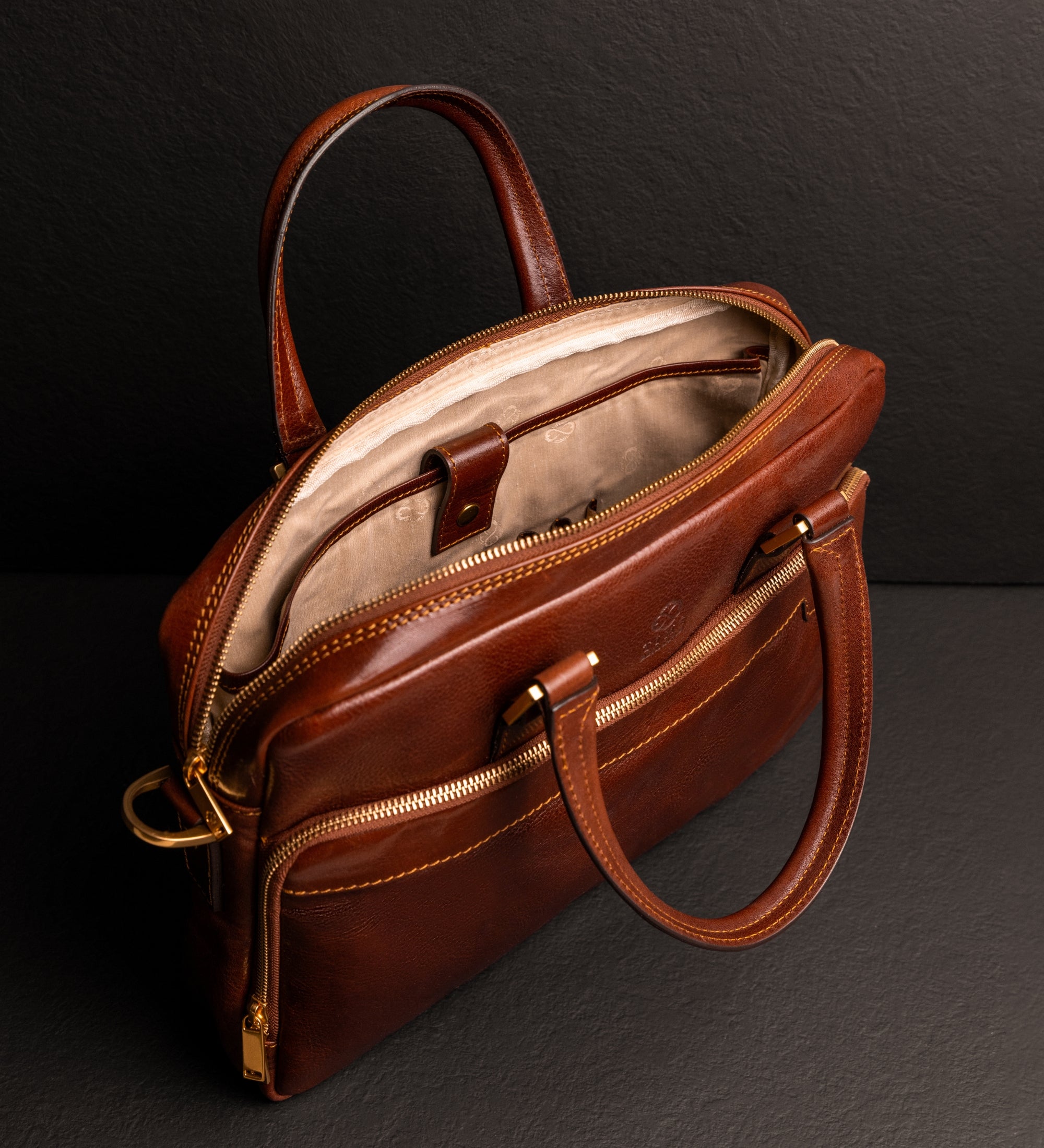 Bolso para portátil/maletín de cuero: Orlando