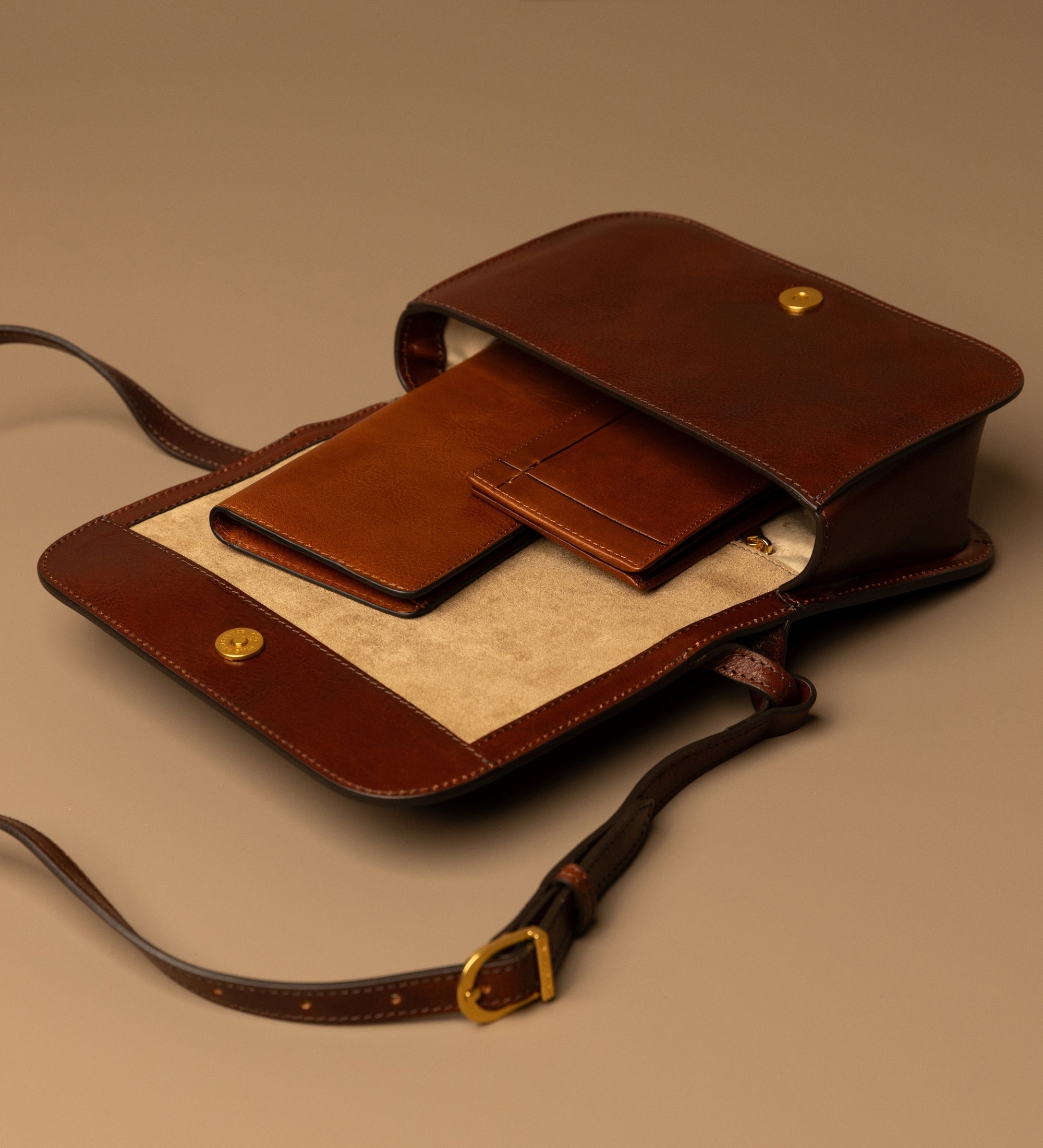 Bolso bandolera de cuero para mujer: Il Piacere