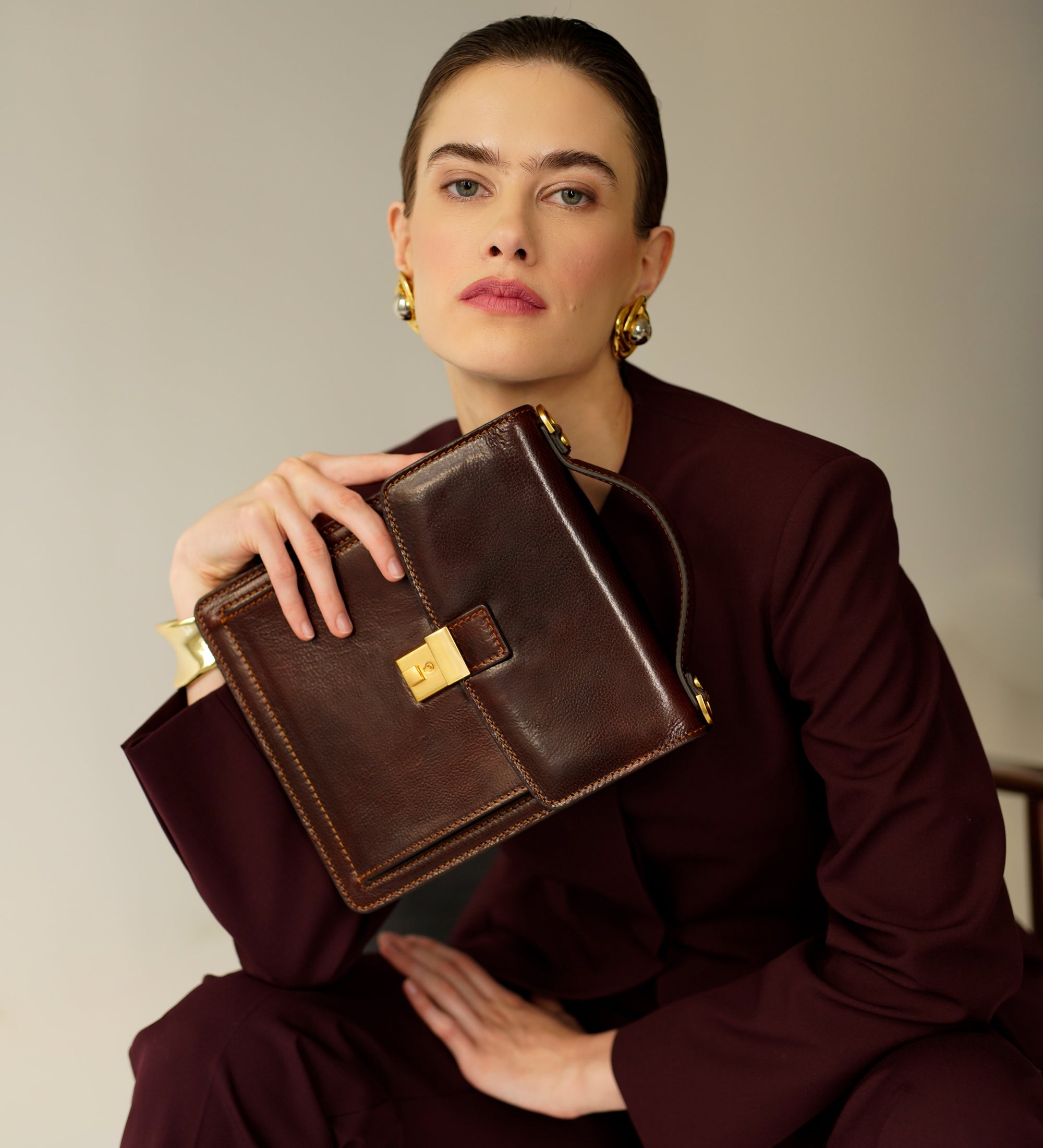 Maletín de cuero pequeño para mujer: Walden
