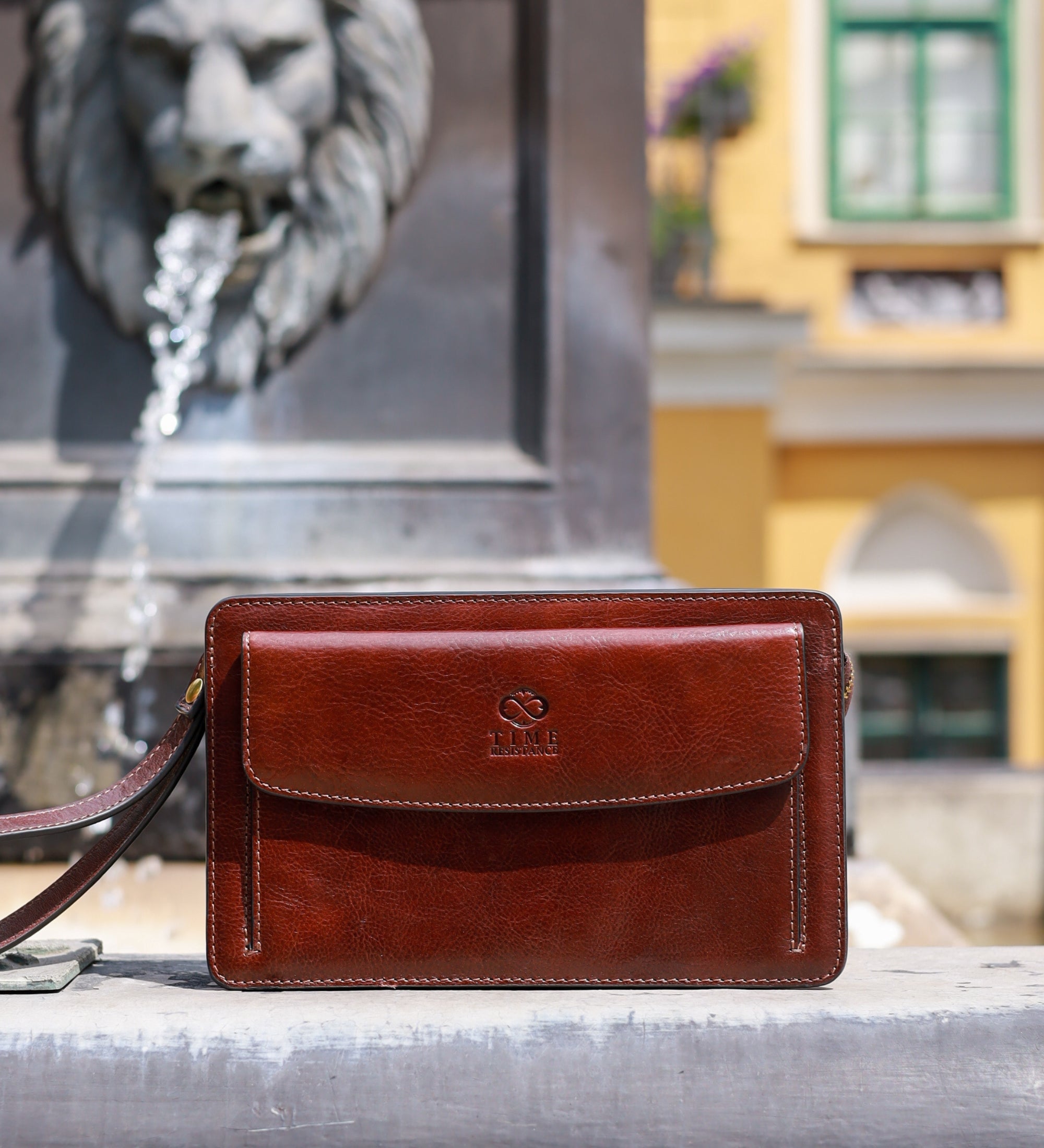 Cartera de mano de cuero: Decameron
