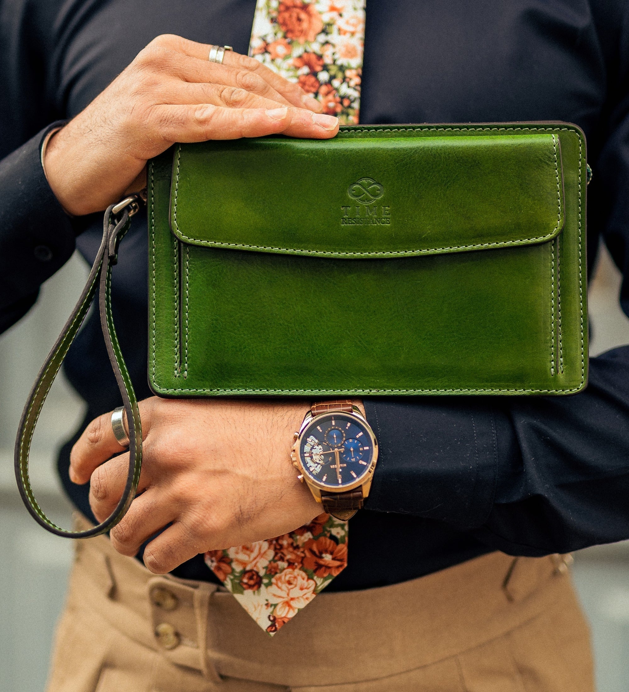Cartera de mano de cuero: Decameron