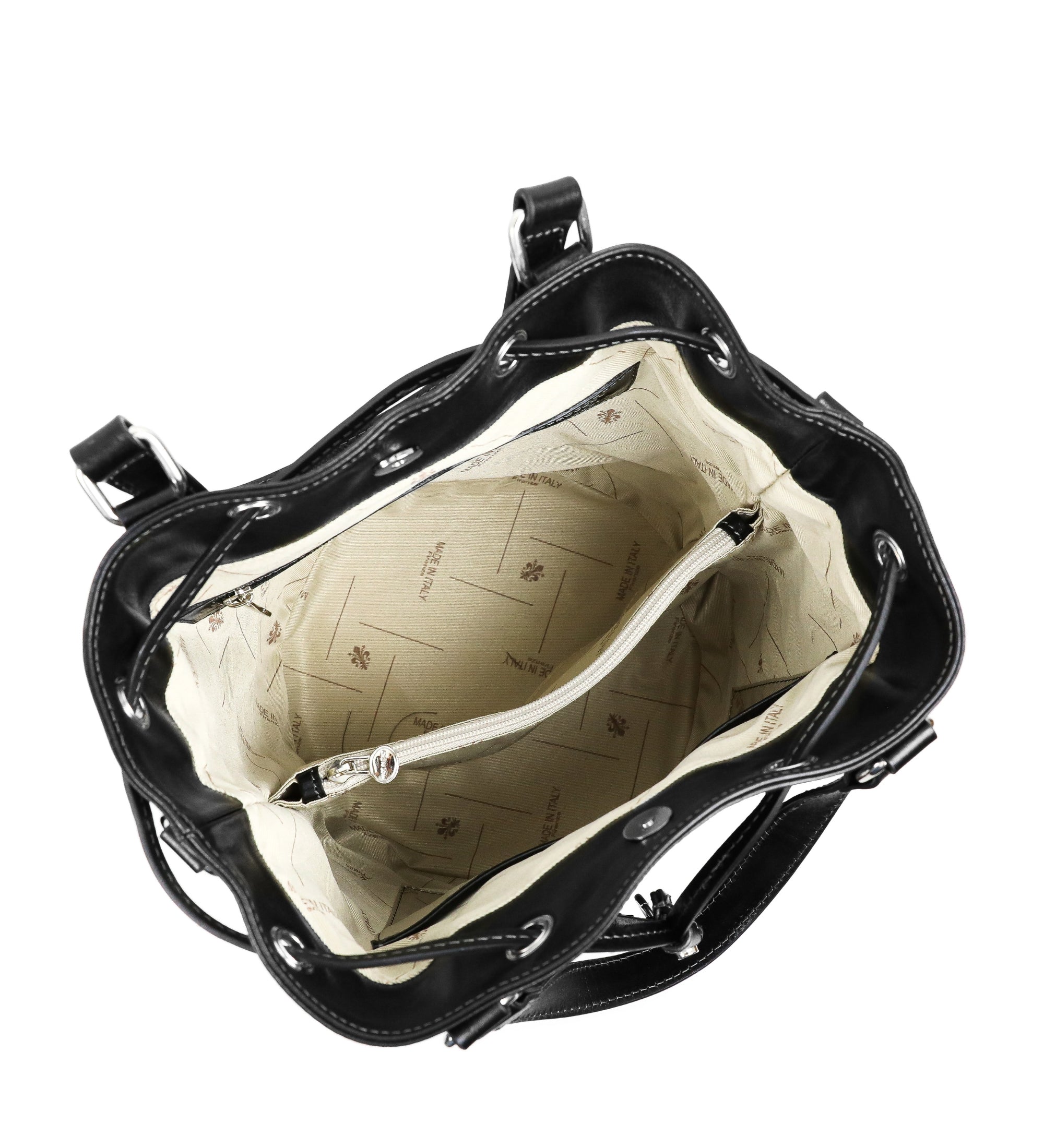 Bolso bucket de cuero para mujer: Light In August