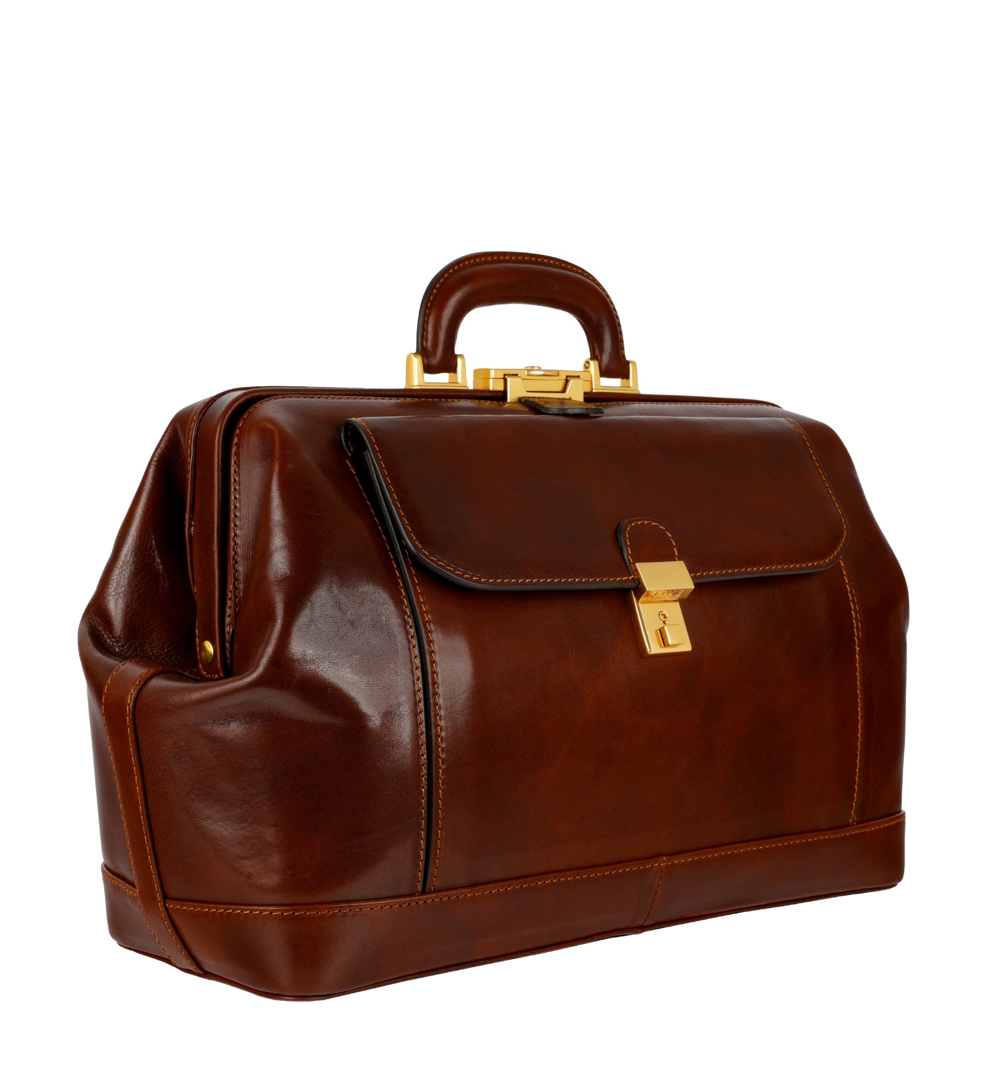 Bolso de médico de cuero italiano grande para mujer: Hamlet