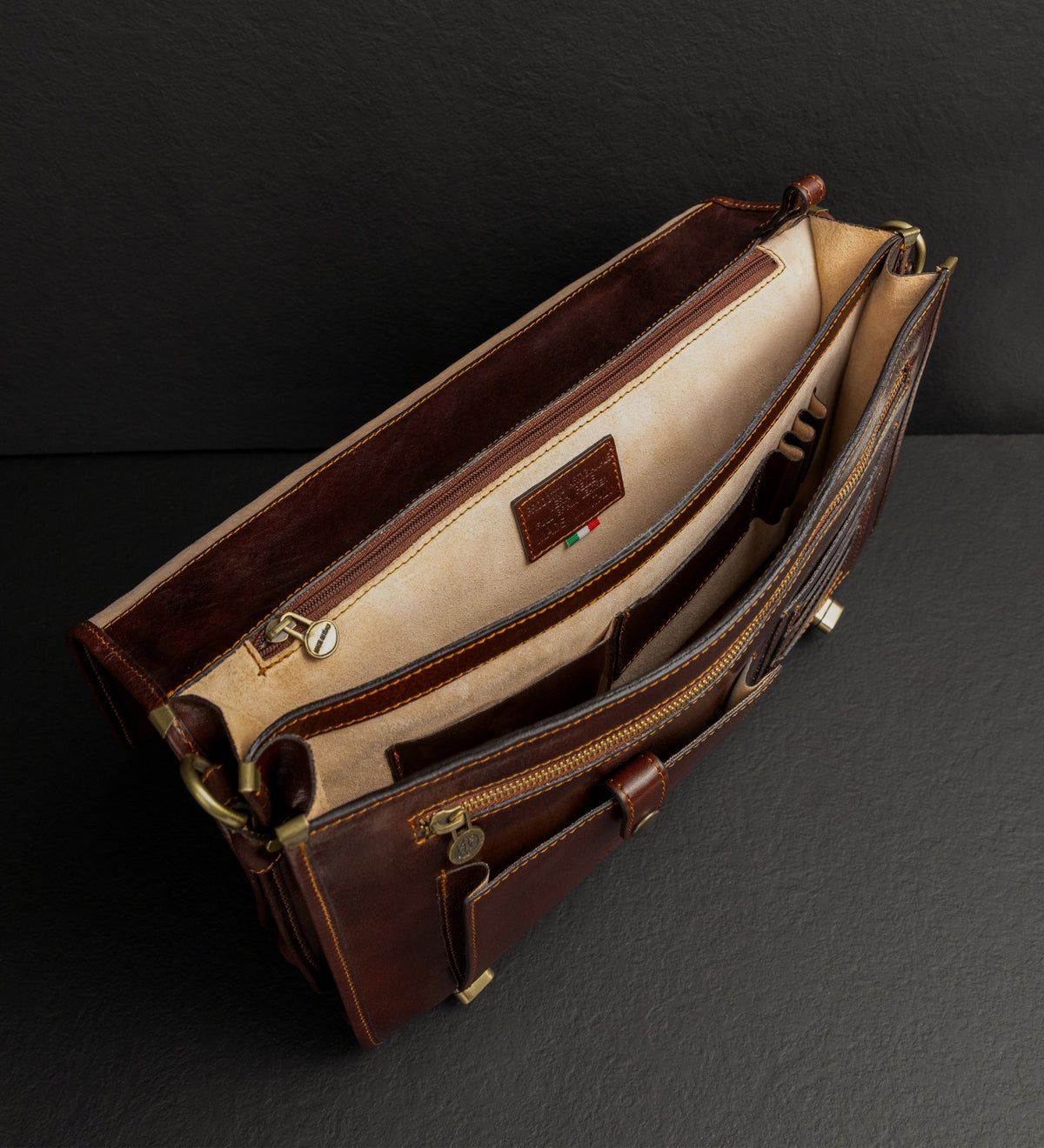 Bolso para portátil/maletín de cuero: Illusions
