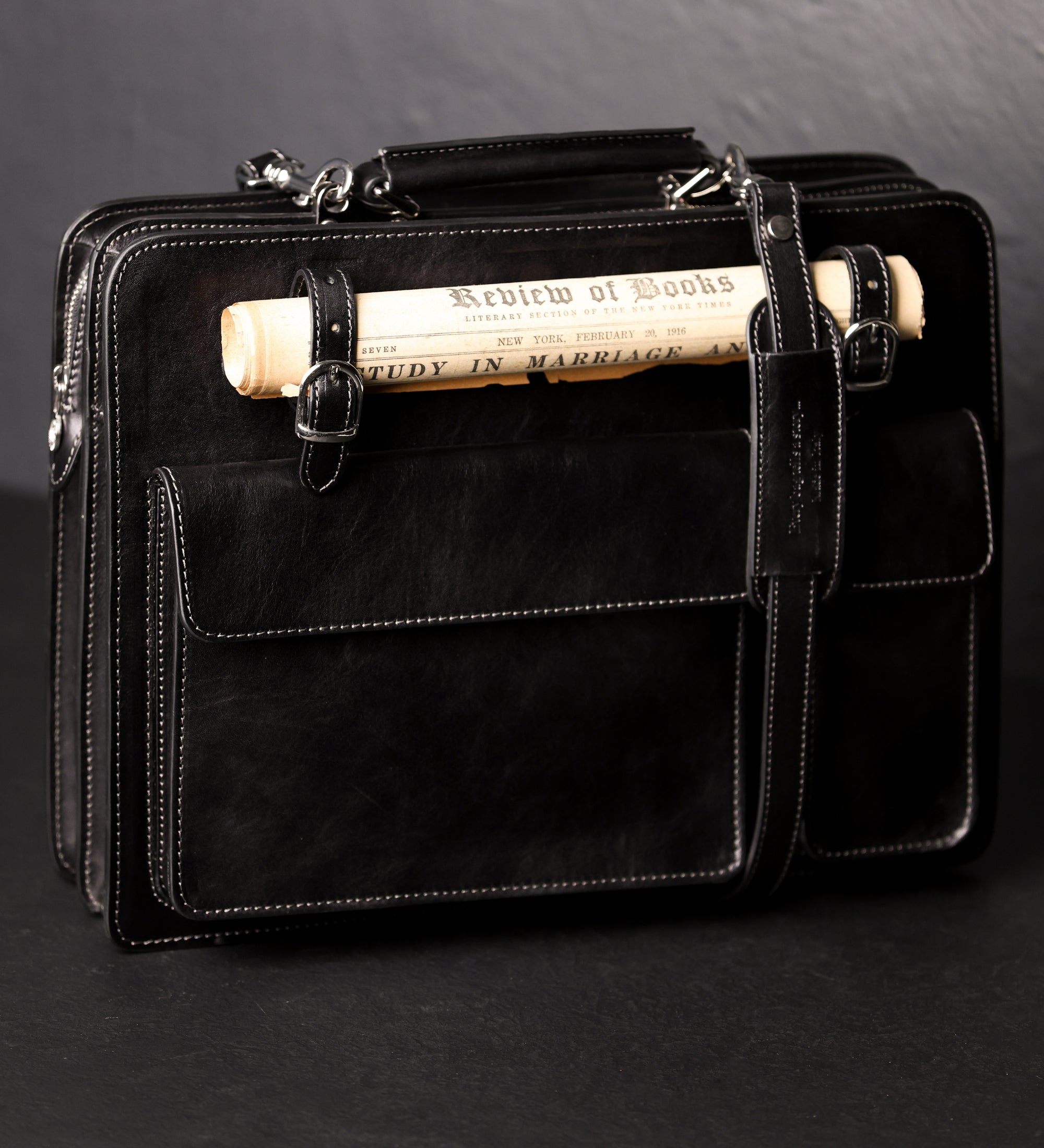 Maletín, bolso tipo satchel de cuero: The Prophet