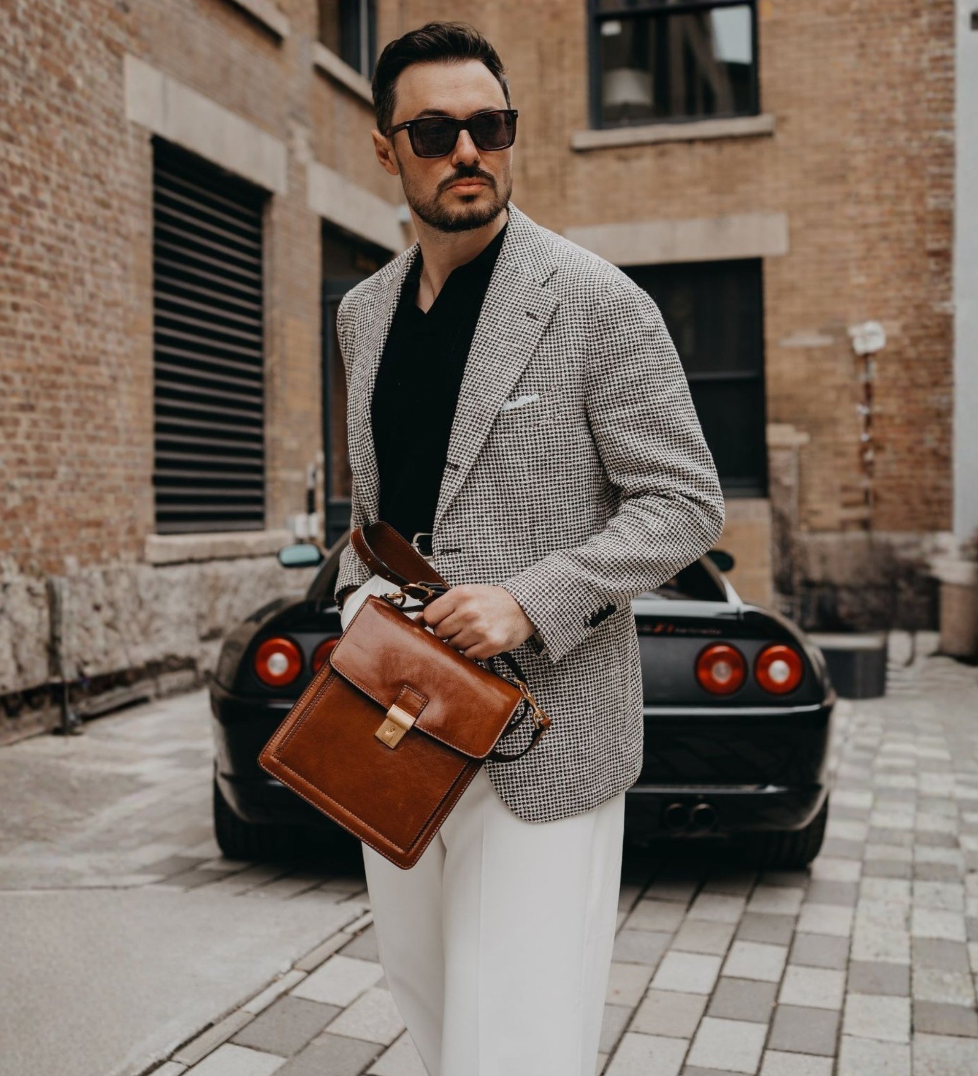 Maletín de cuero pequeño: Walden