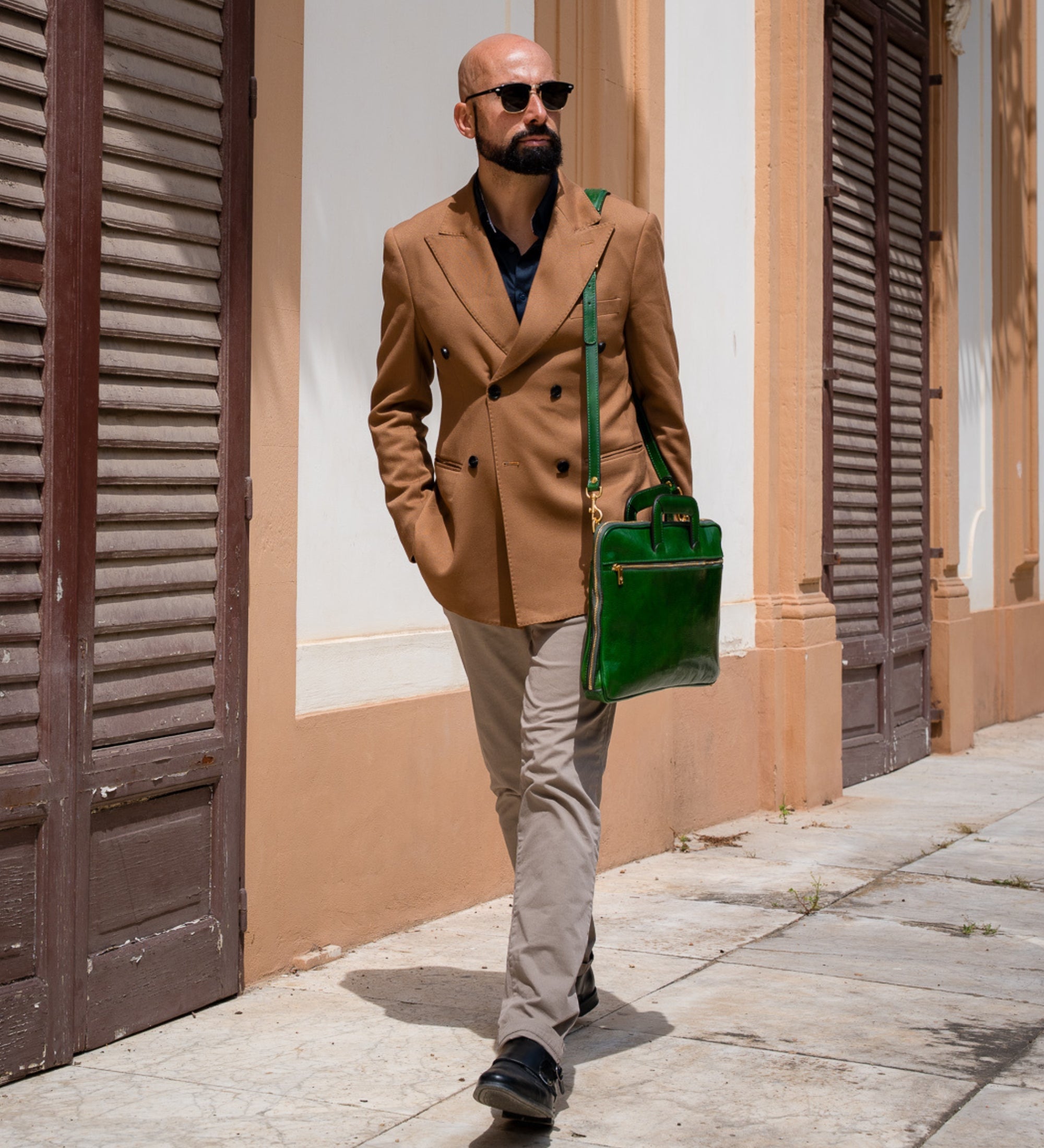 Bolso para portátil/maletín de cuero: Brave New World