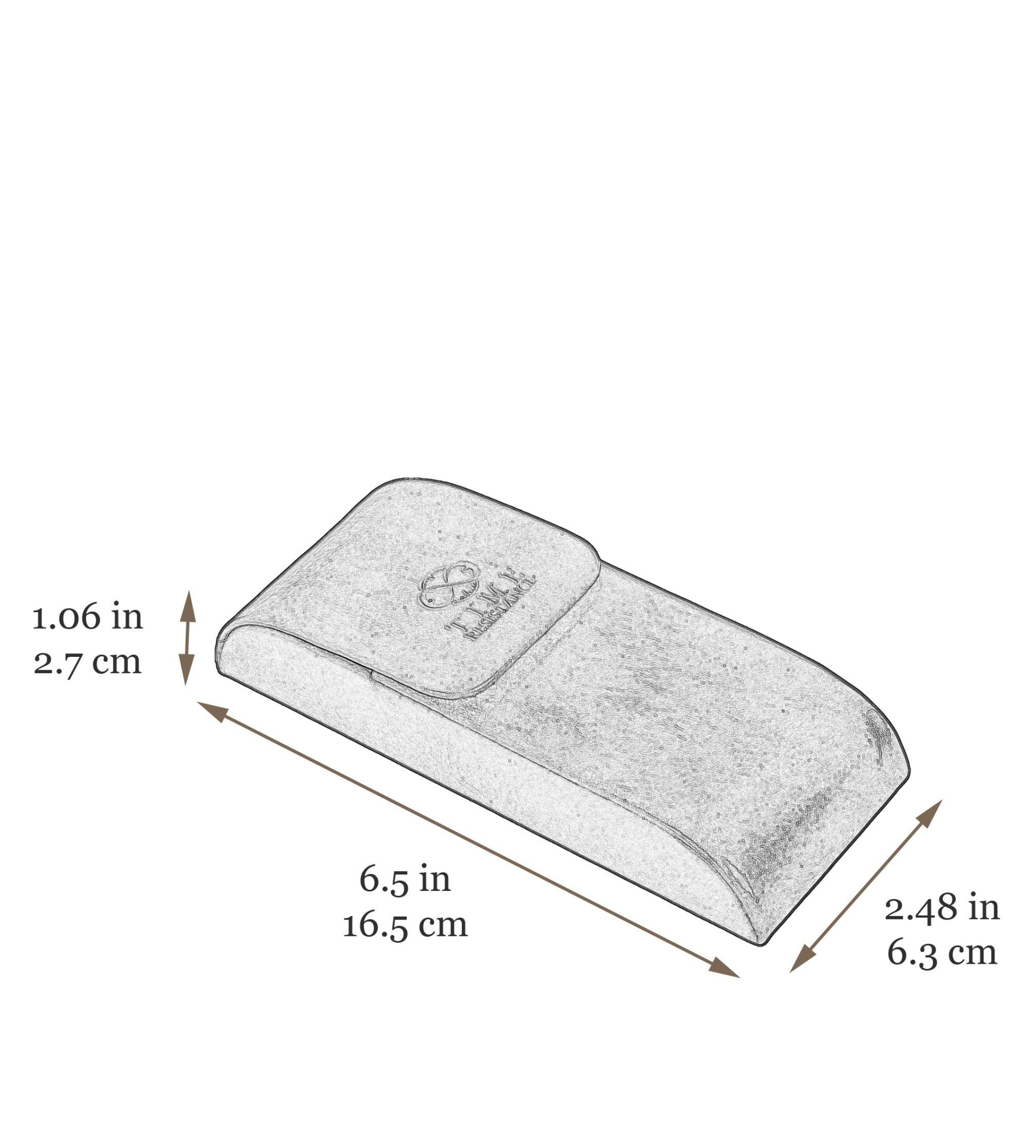 Estuche de cuero para gafas: The Sign of Four
