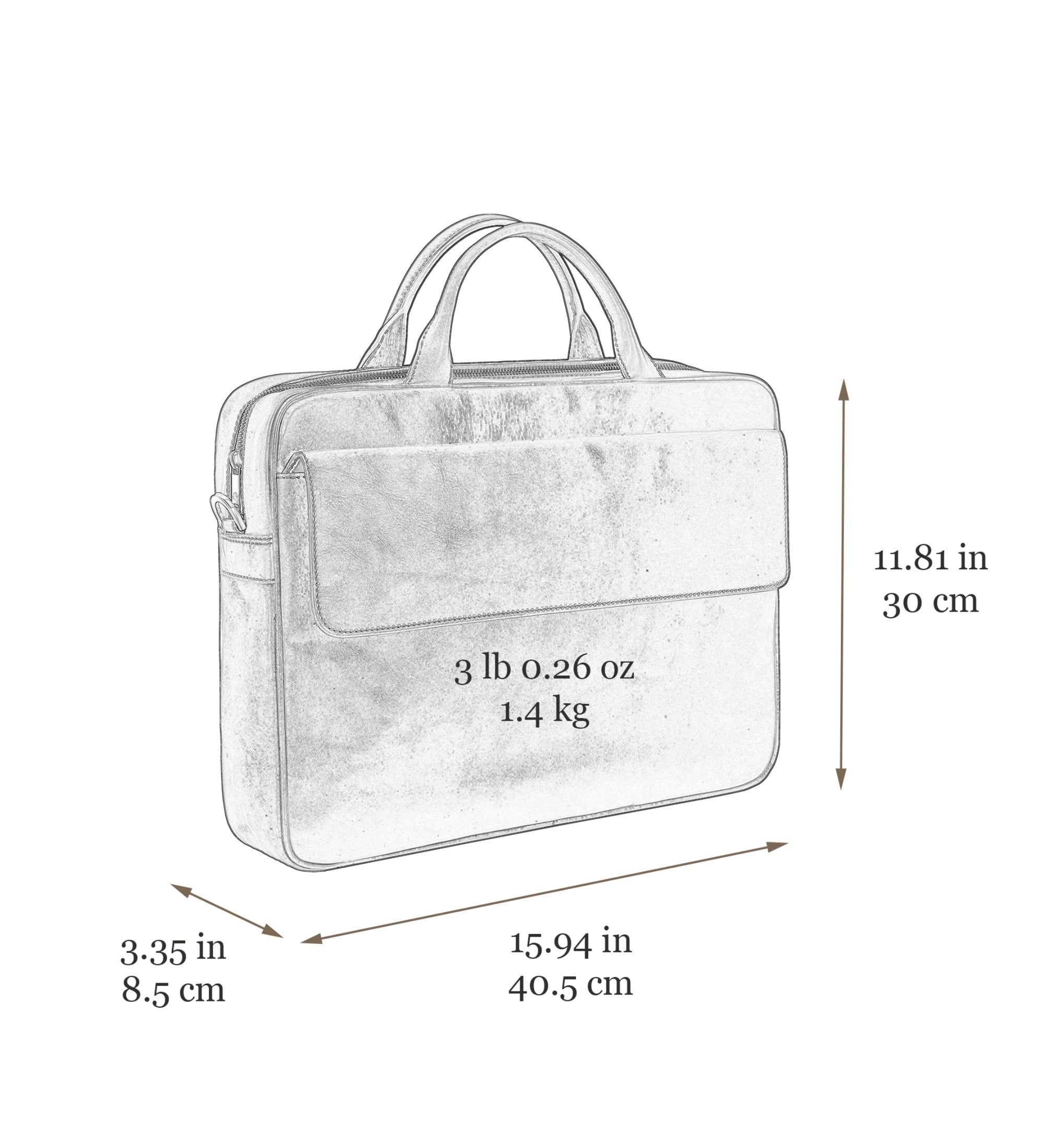 Bolso para portátil/maletín de cuero para mujer: The Sheltering Sky