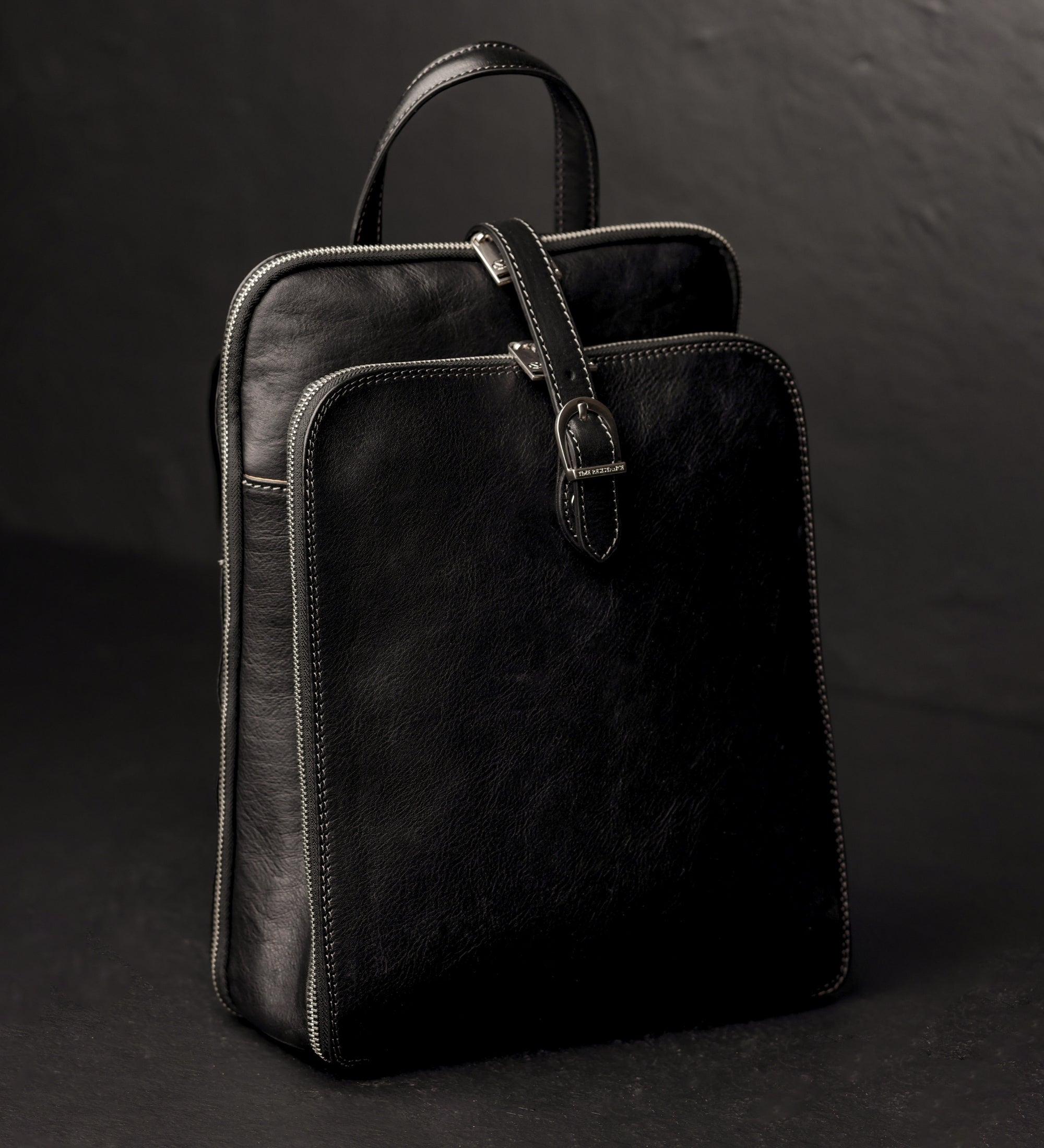 Bolso de hombro/mochila de cuero convertible para mujer: Clarissa