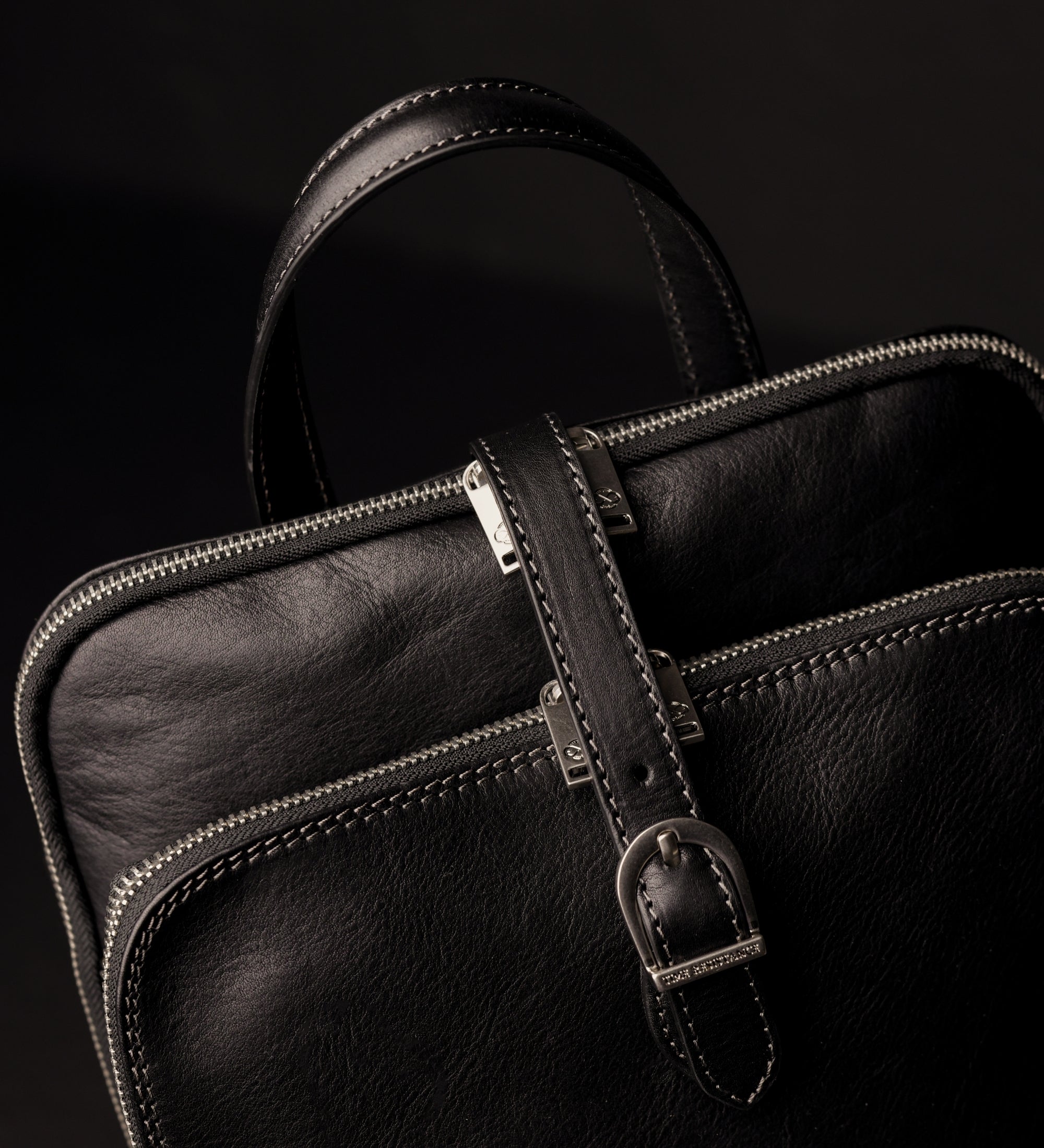 Bolso de hombro/mochila de cuero convertible para mujer: Clarissa