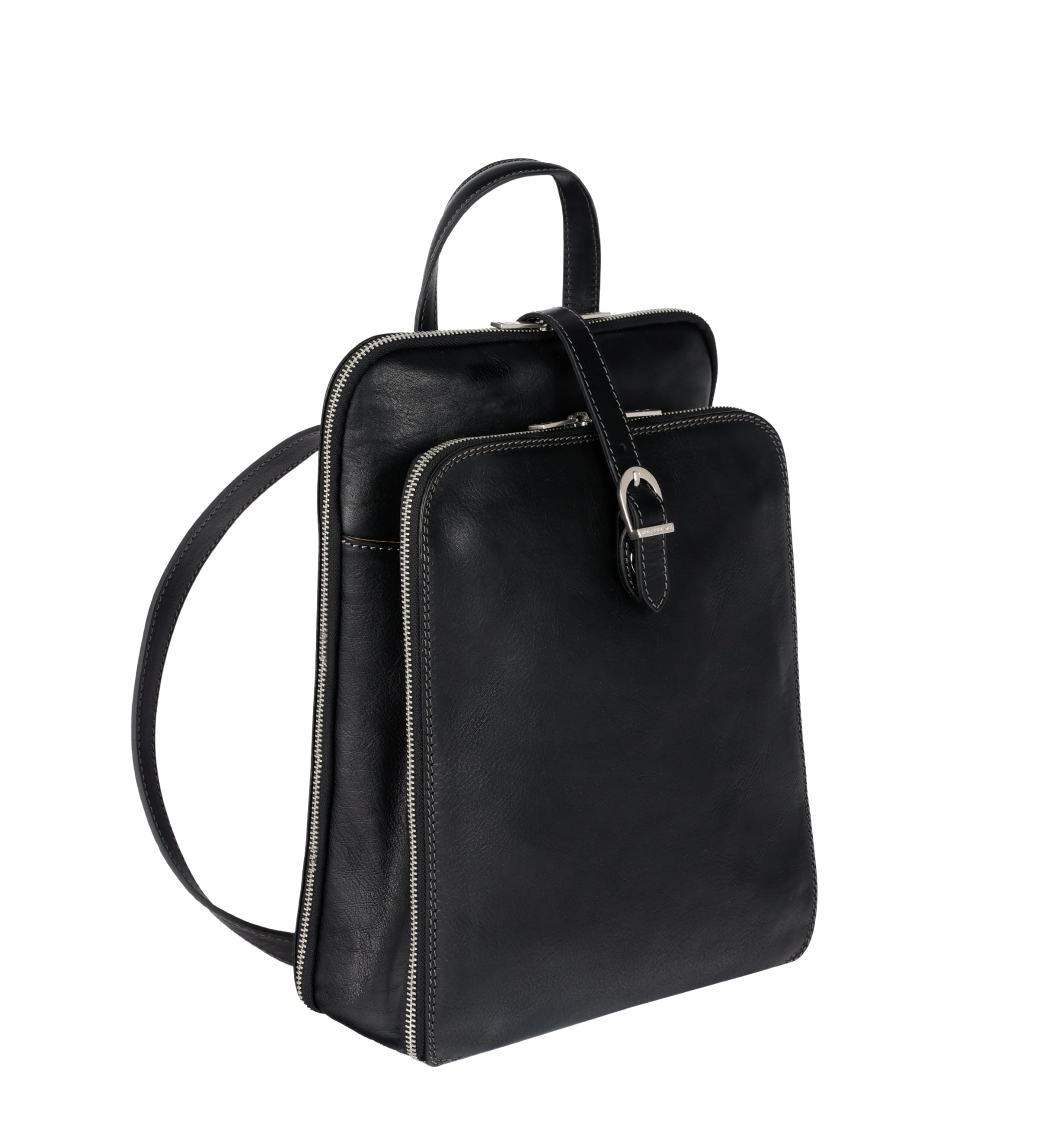 Bolso de hombro/mochila de cuero convertible para mujer: Clarissa