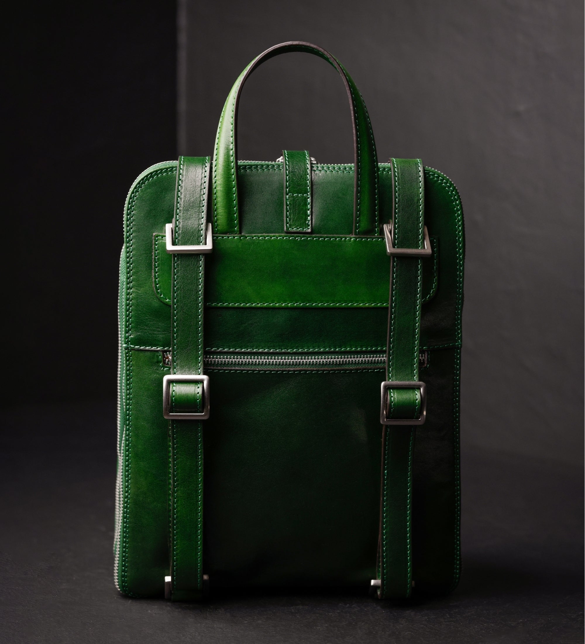 Bolso de hombro/mochila de cuero convertible para mujer: Clarissa