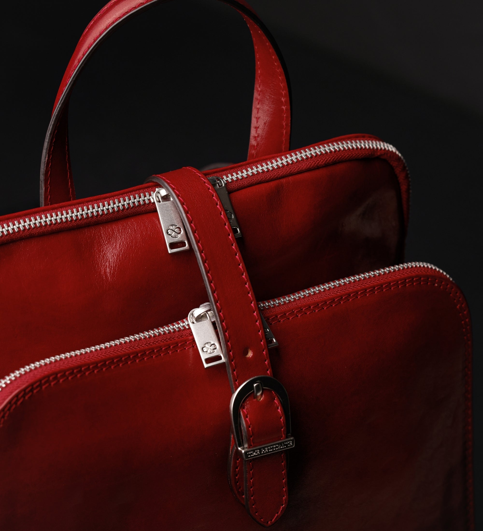 Bolso de hombro/mochila de cuero convertible para mujer: Clarissa