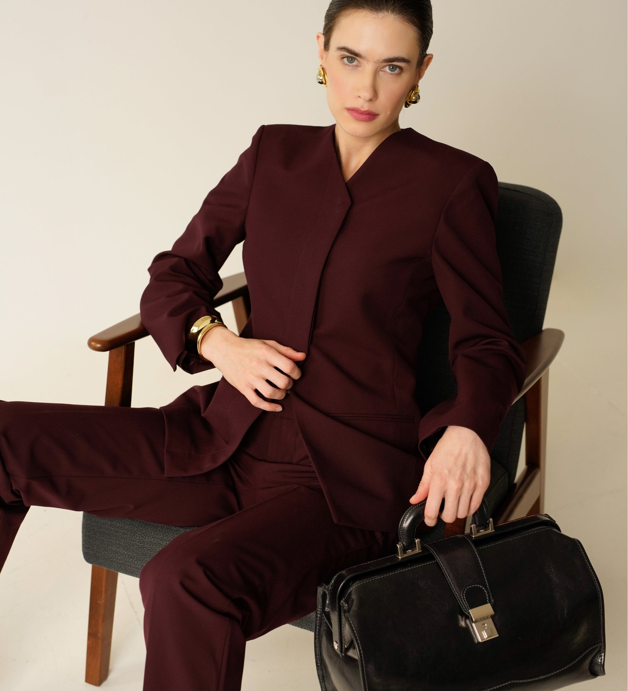Bolso de médico de cuero pequeño para mujer: David Copperfield