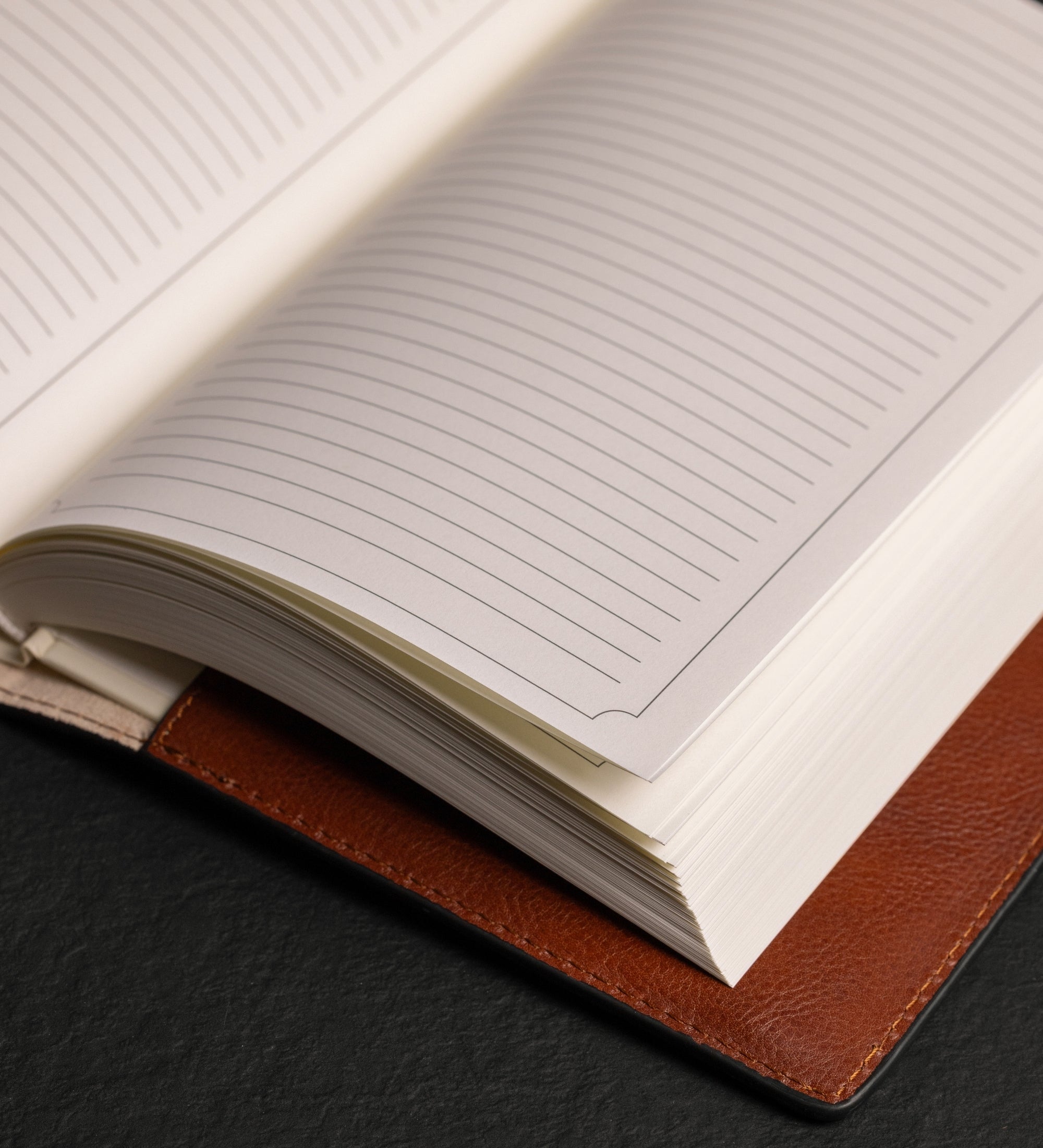 Cuaderno personal de cuero para mujer con bloc de notas A5 recargable: The Diary of a Nobody