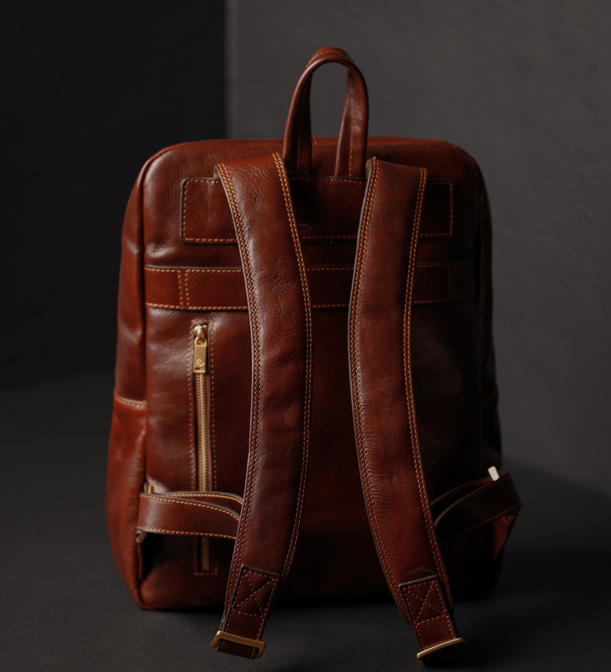 Mochila de cuero grande para hombre: The Divine Comedy